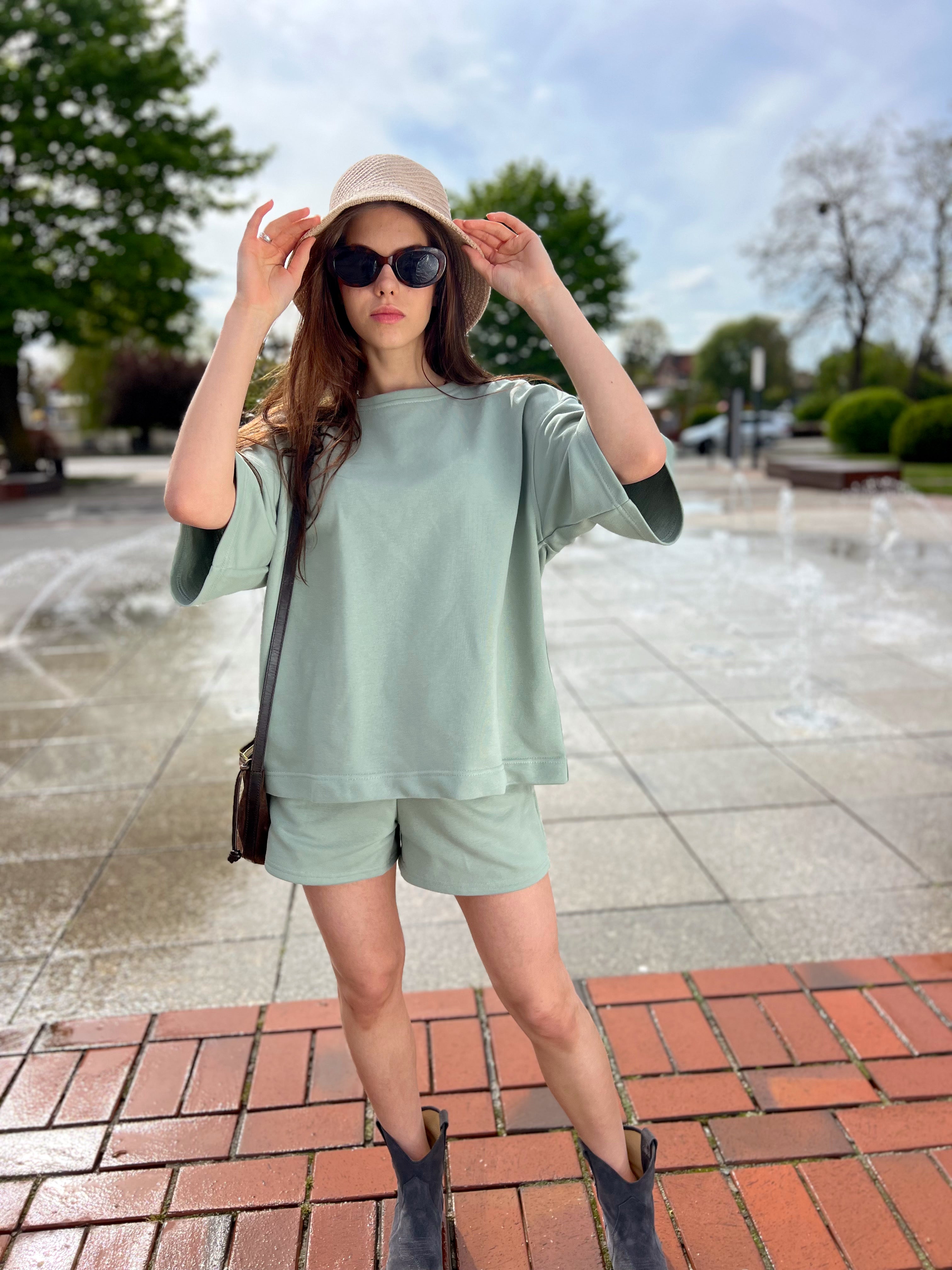 Bluzka BREEZE - OLIVE