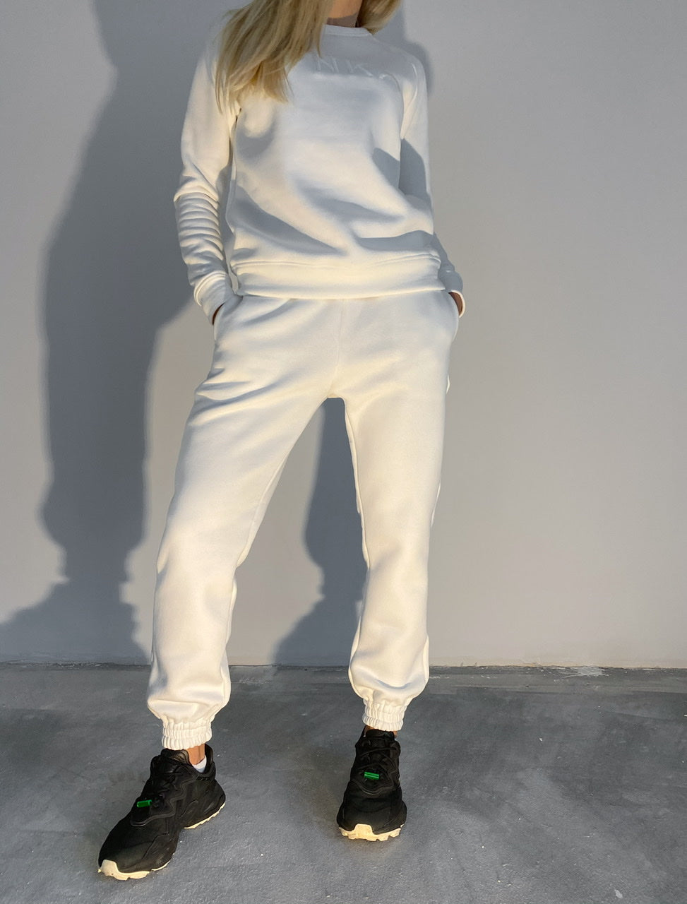 SPODNIE •LESS IS MORE • CREAM