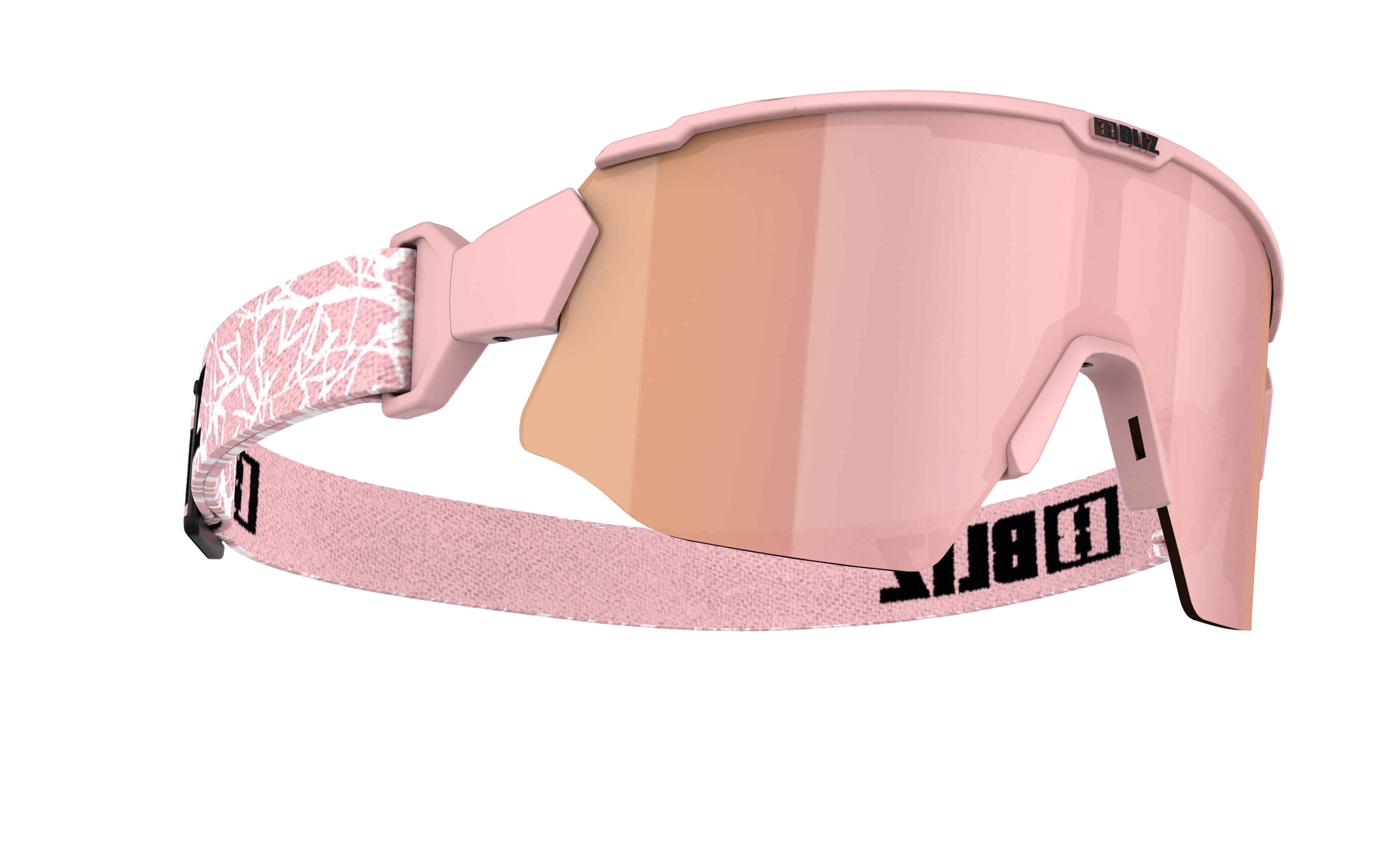 OKULARY BLIZ BREEZE MATT POWDER PINK