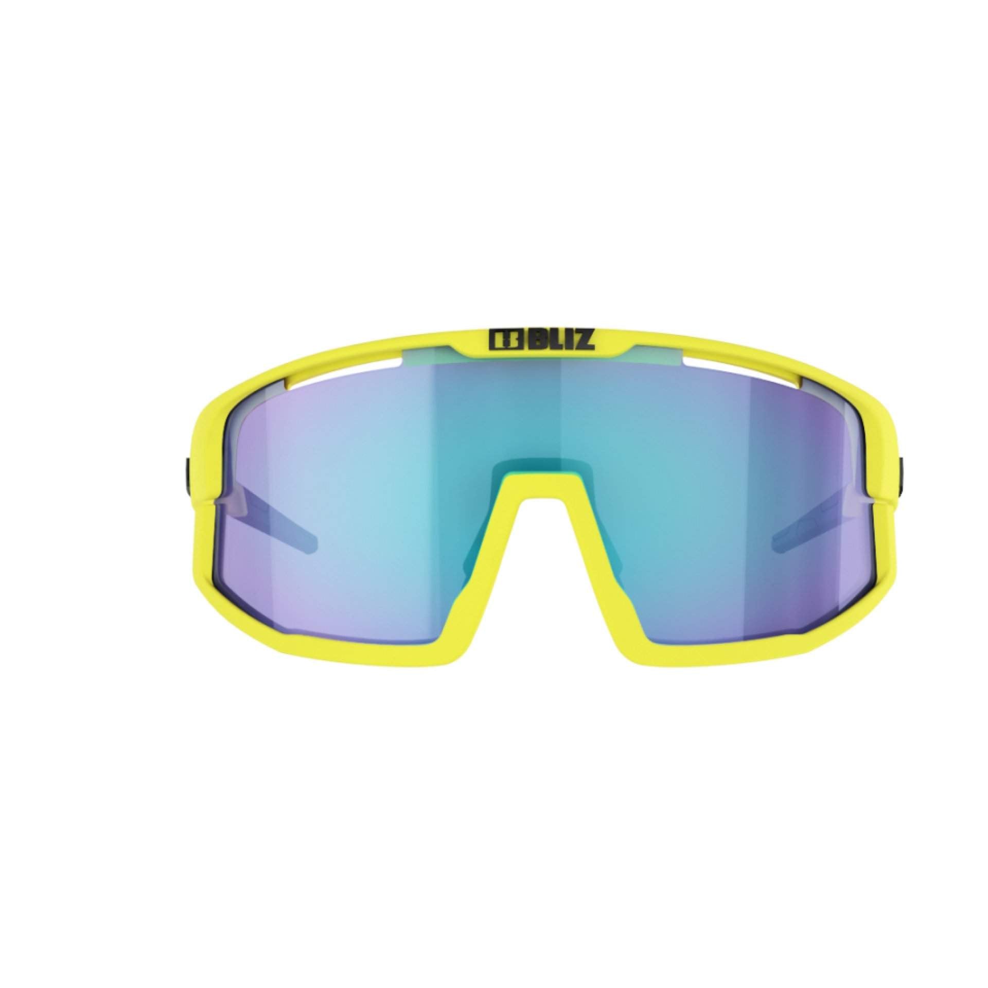 OKULARY BLIZ - VISION MATT YELLOW / SMOKE W BLUE MULTI