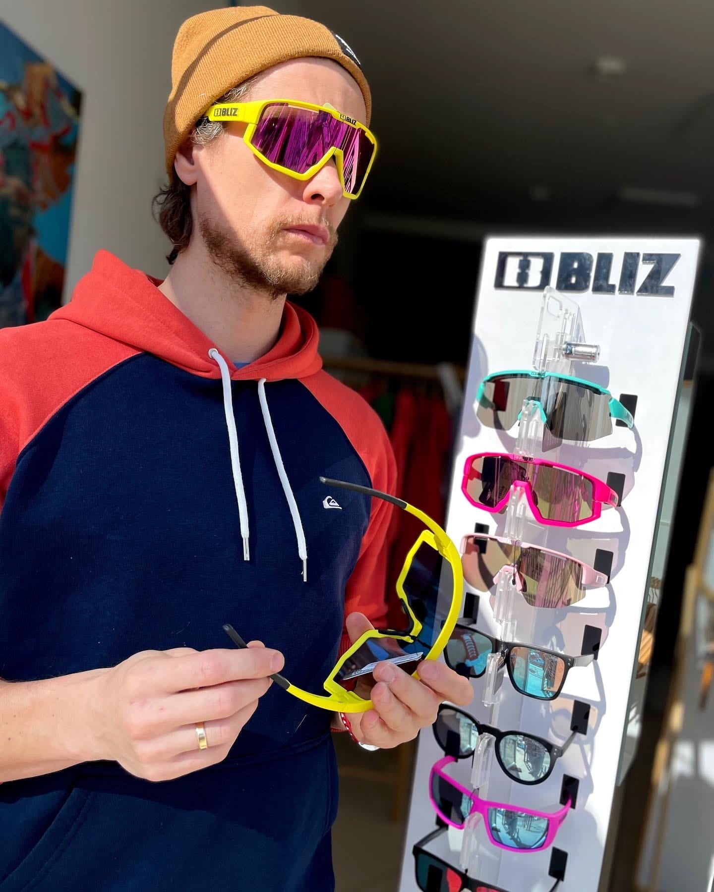 OKULARY BLIZ ACTIVE - FUSION - MATT NEON YELLOW 52105-64