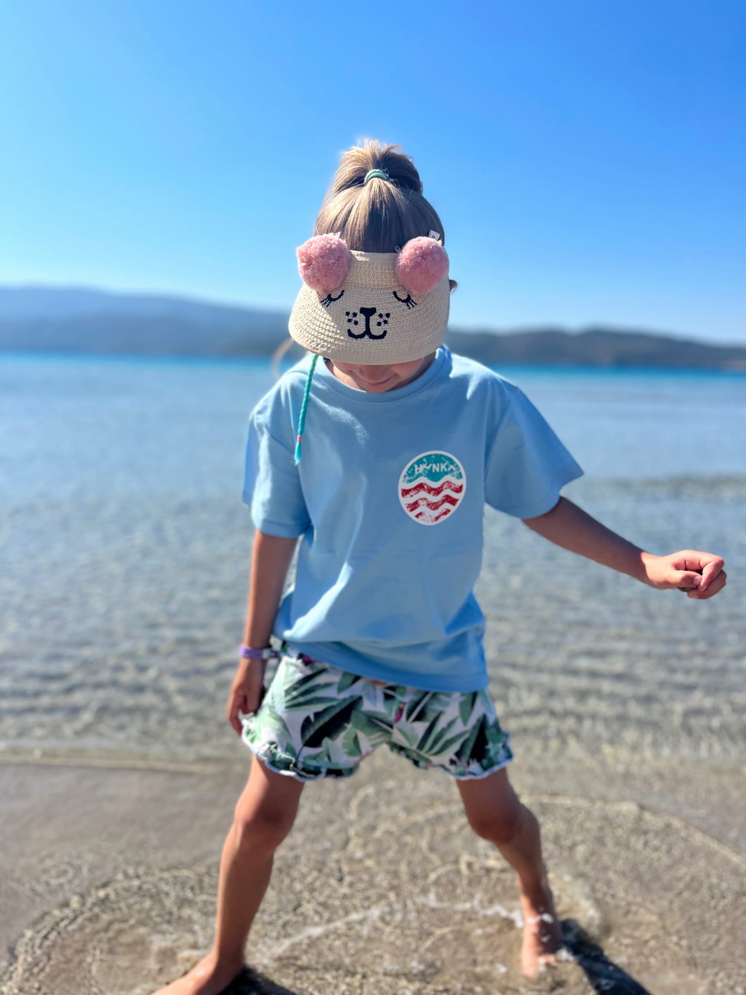 T-SHIRT DZIECIĘCY UNISEX - BABY BLUE
