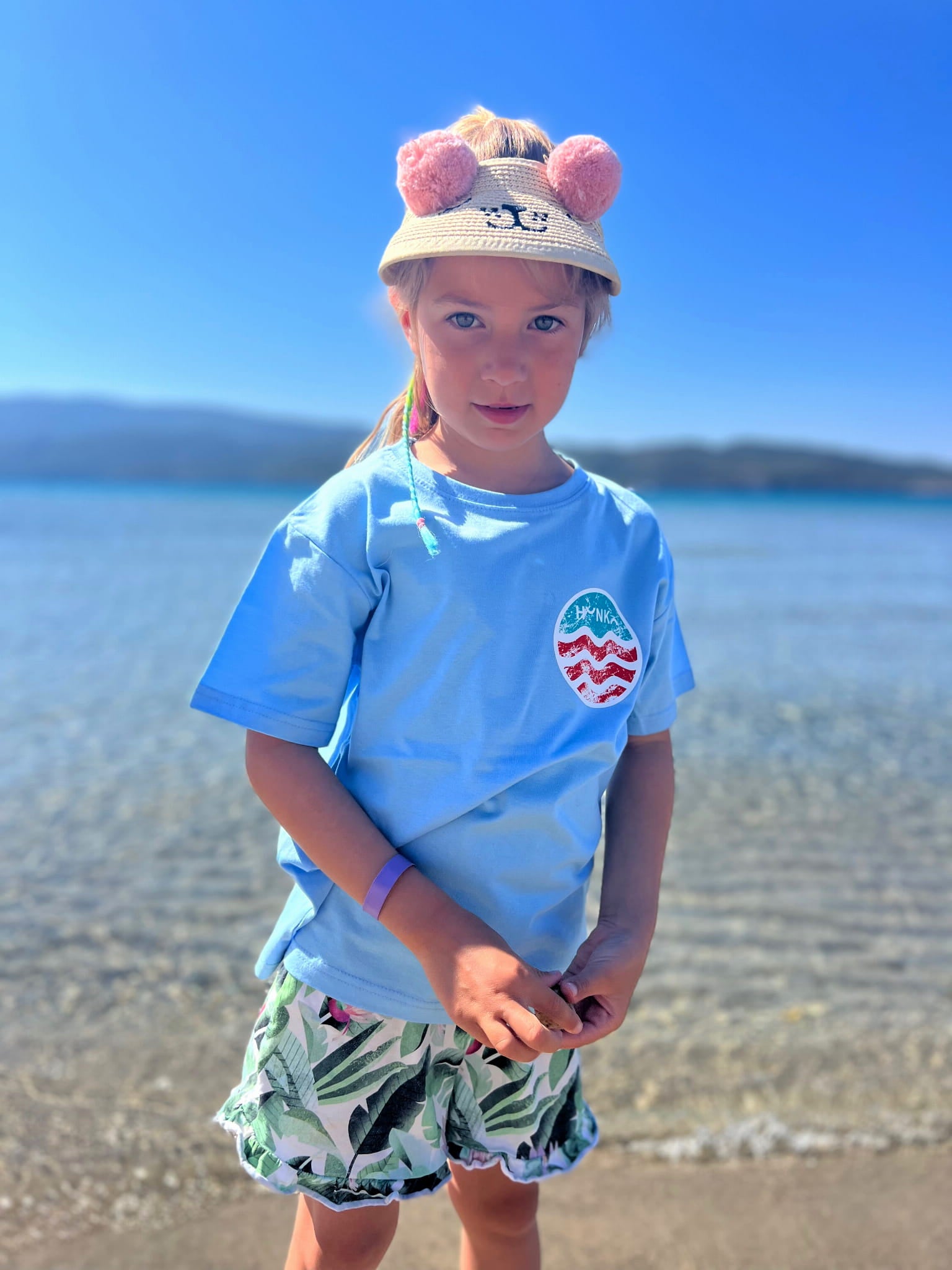T-SHIRT DZIECIĘCY UNISEX - BABY BLUE