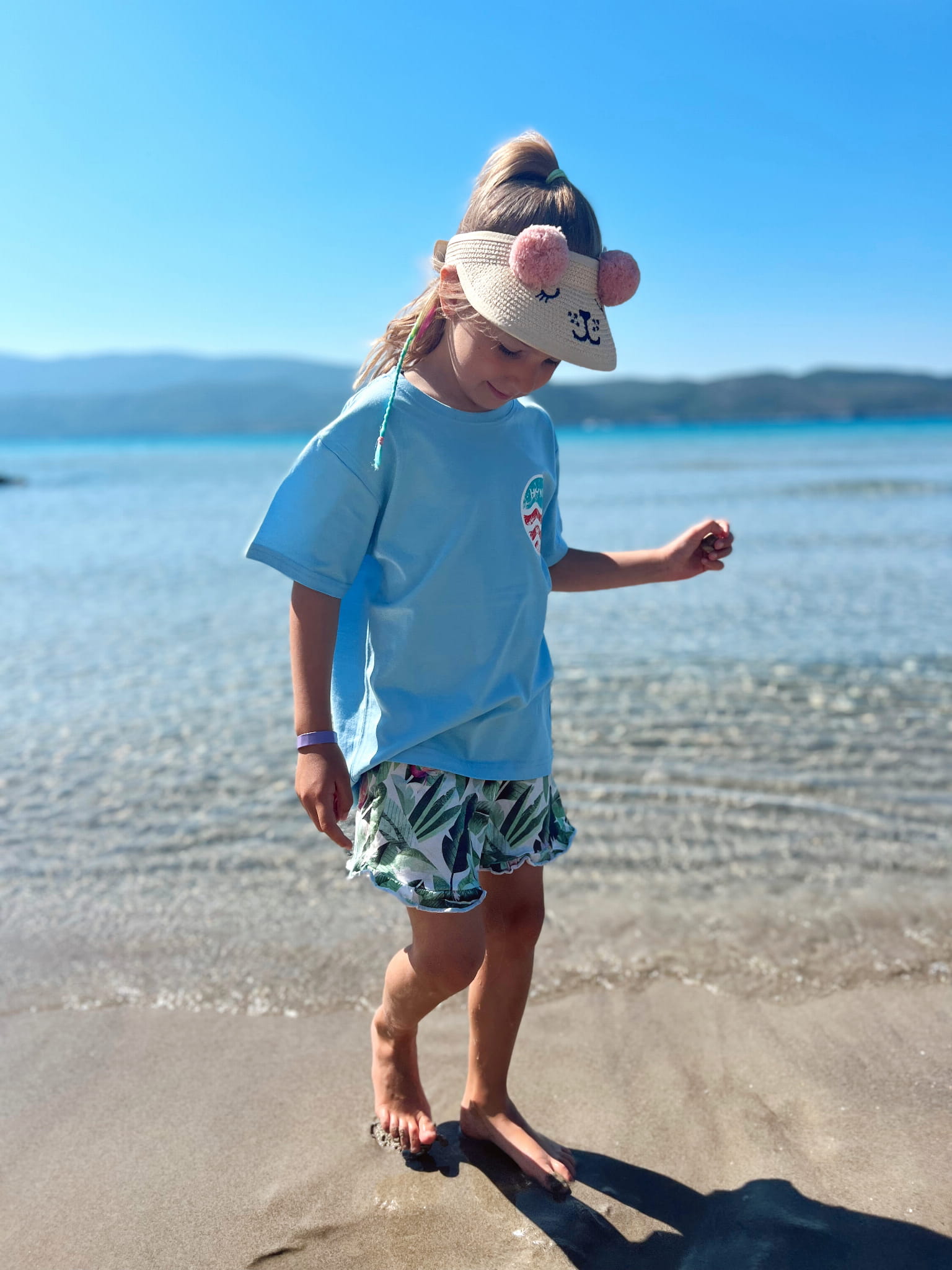 T-SHIRT DZIECIĘCY UNISEX - BABY BLUE