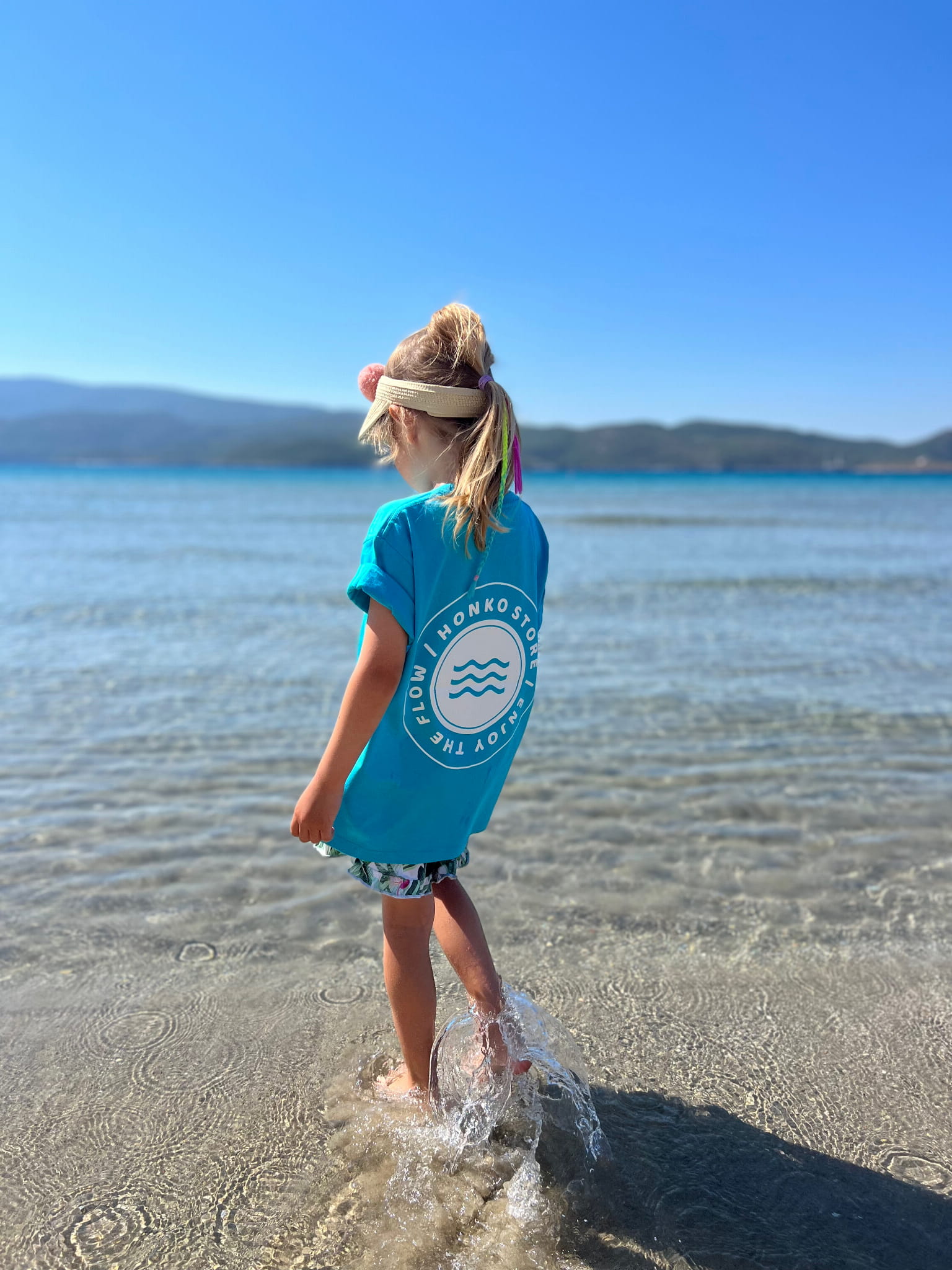 T-SHIRT DZIECIĘCY UNISEX - SKY BLUE