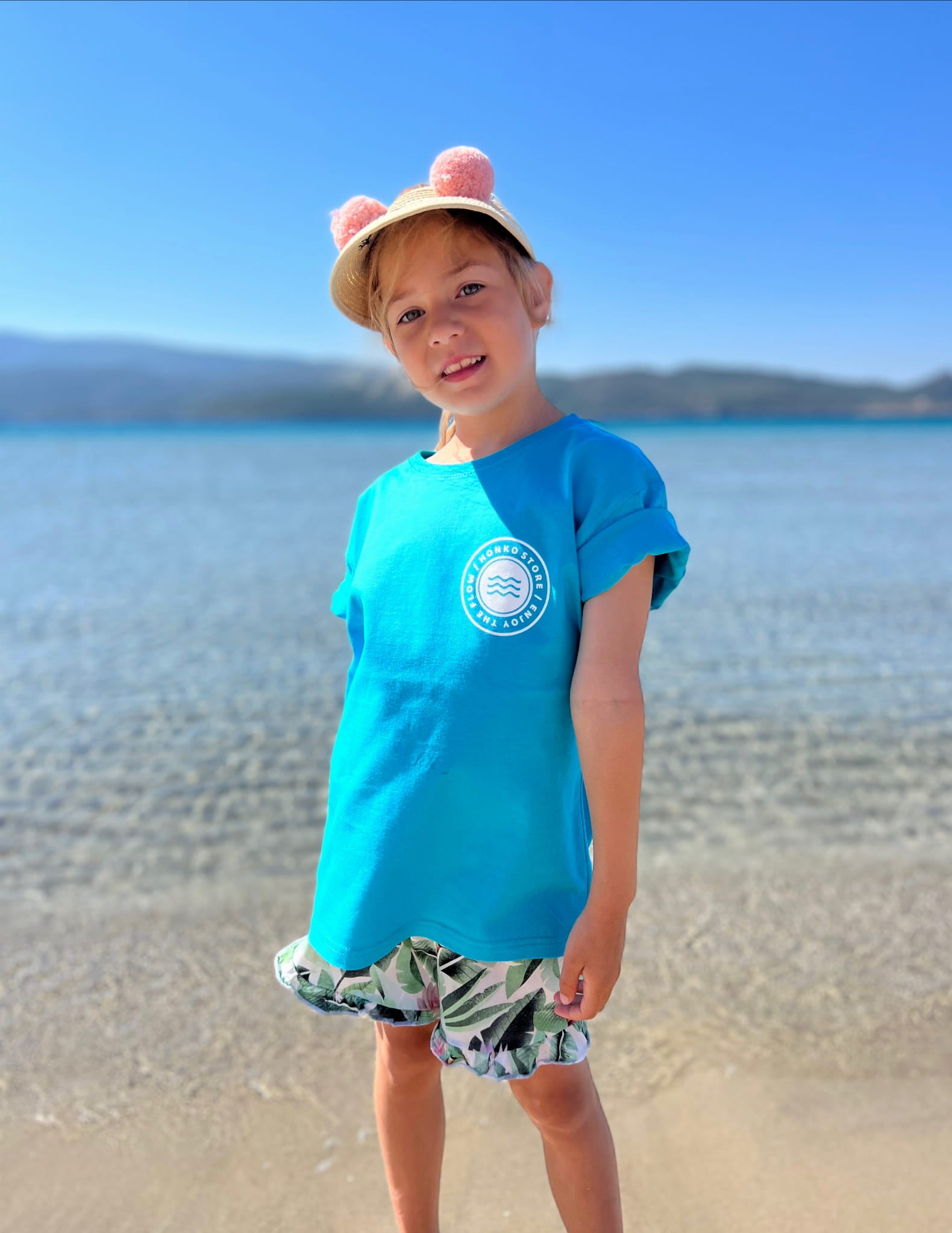 T-SHIRT DZIECIĘCY UNISEX - SKY BLUE