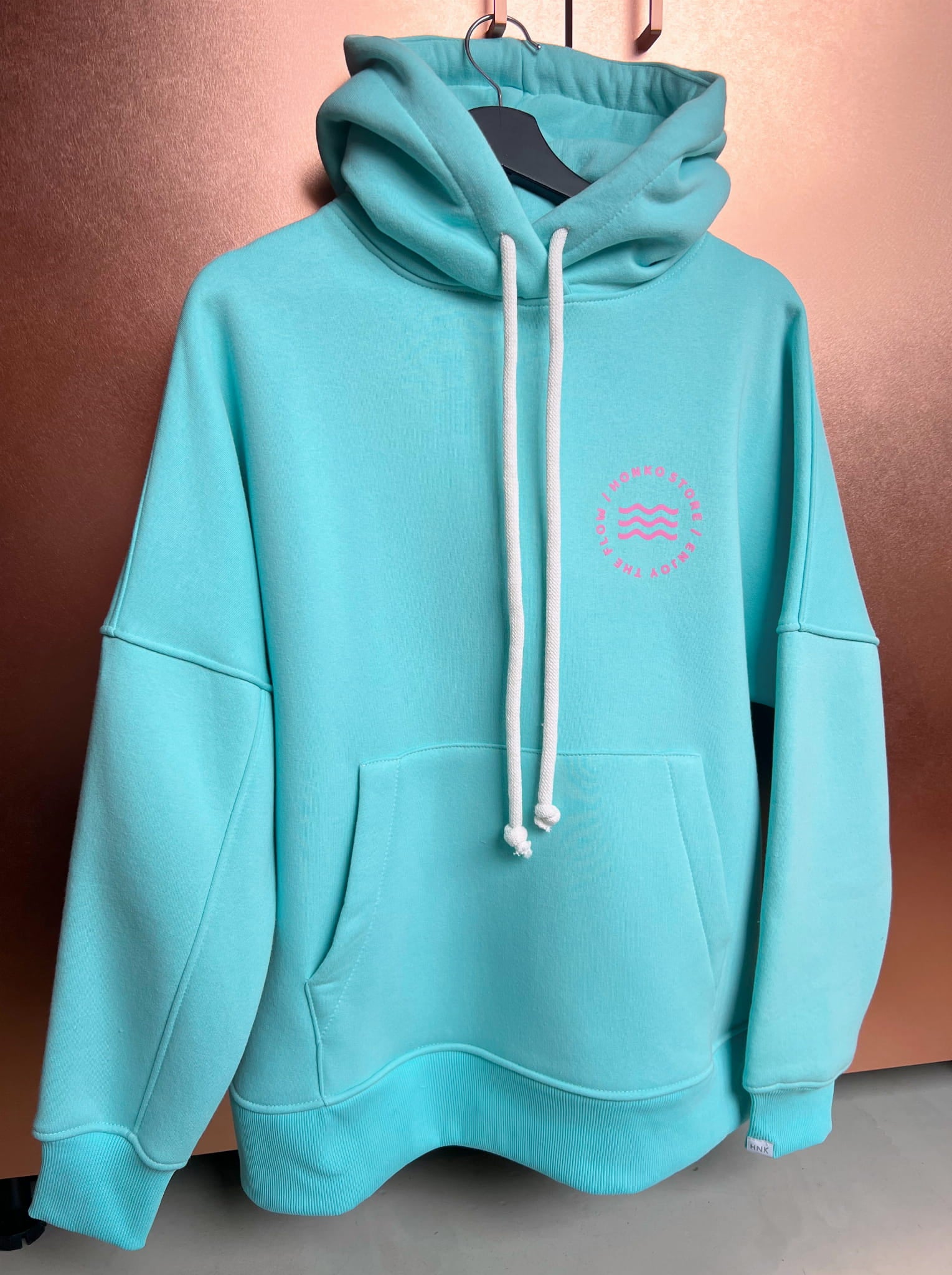 Bluza z kapturem - AQUA / CANDY