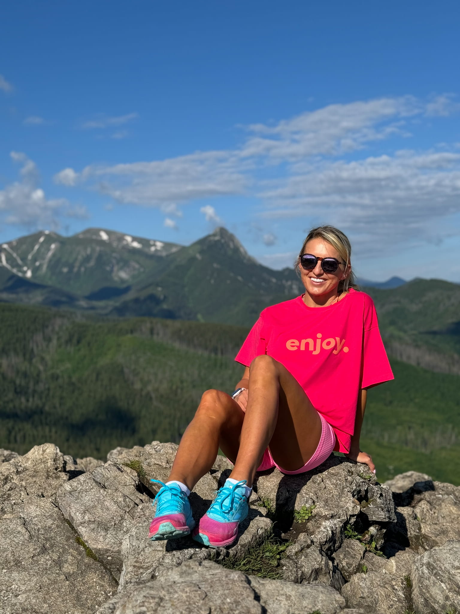 T-shirt BREEZE - ENJOY RASPBERRY