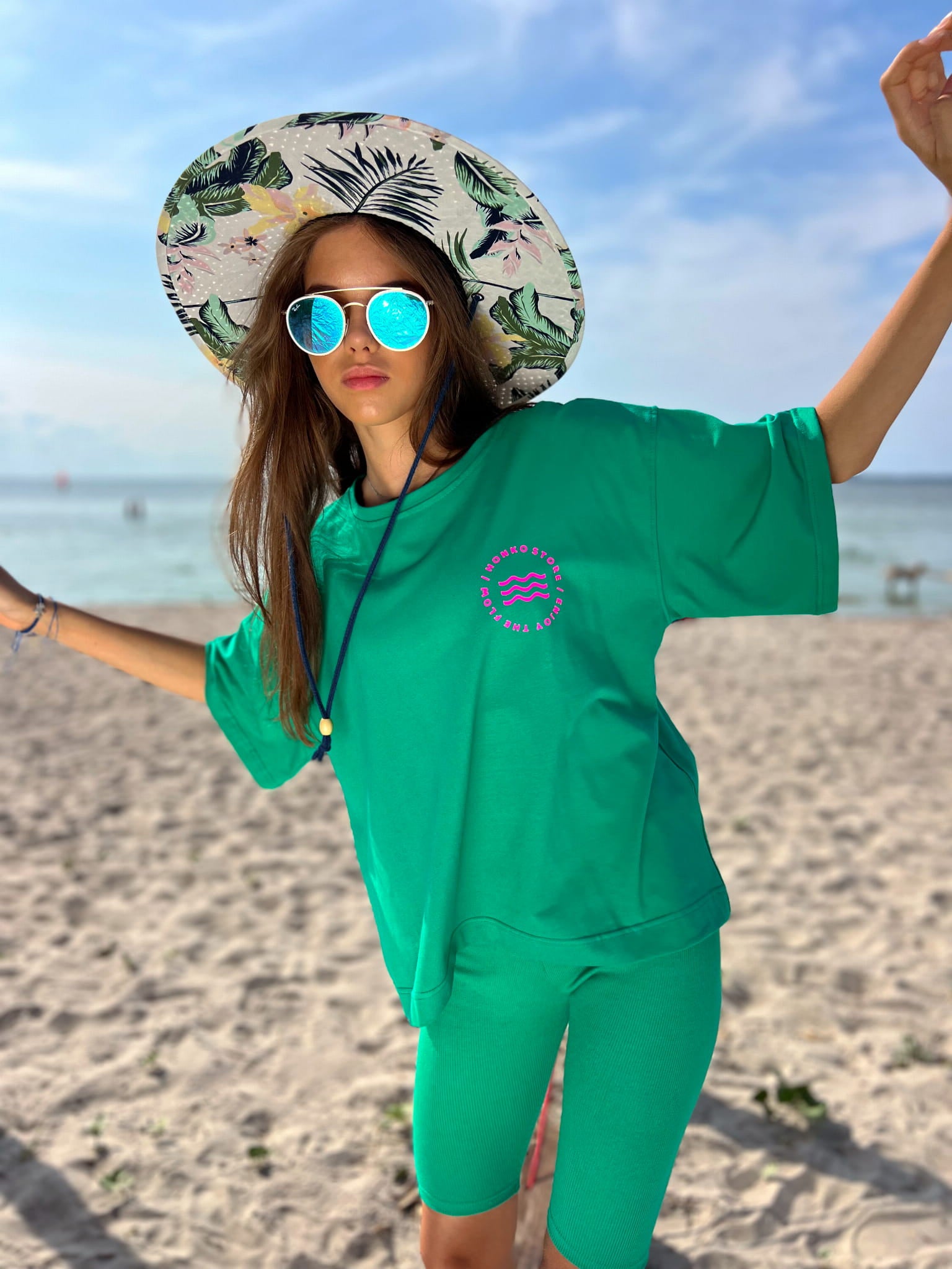 Bluzka BREEZE - EMERALD