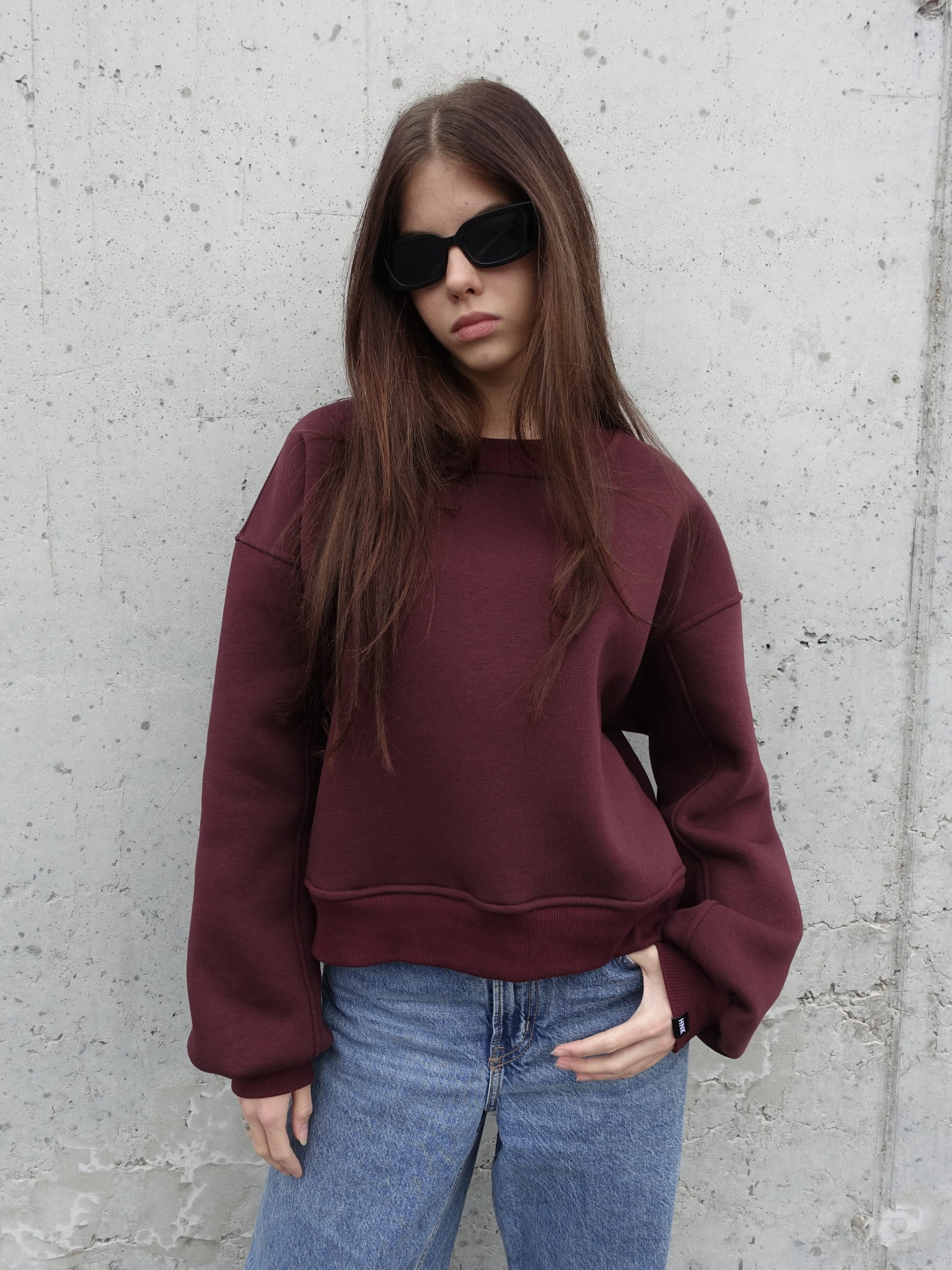 Bluza LARA - BURGUND