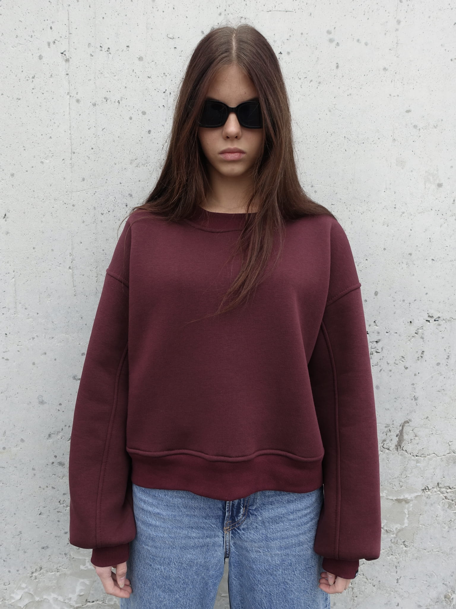 Bluza LARA - BURGUND