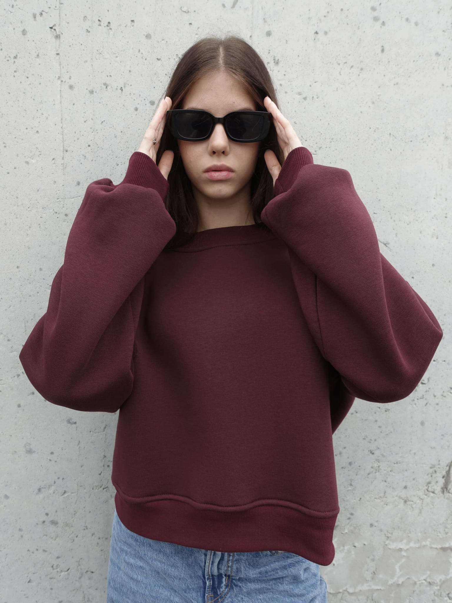 Bluza LARA - BURGUND