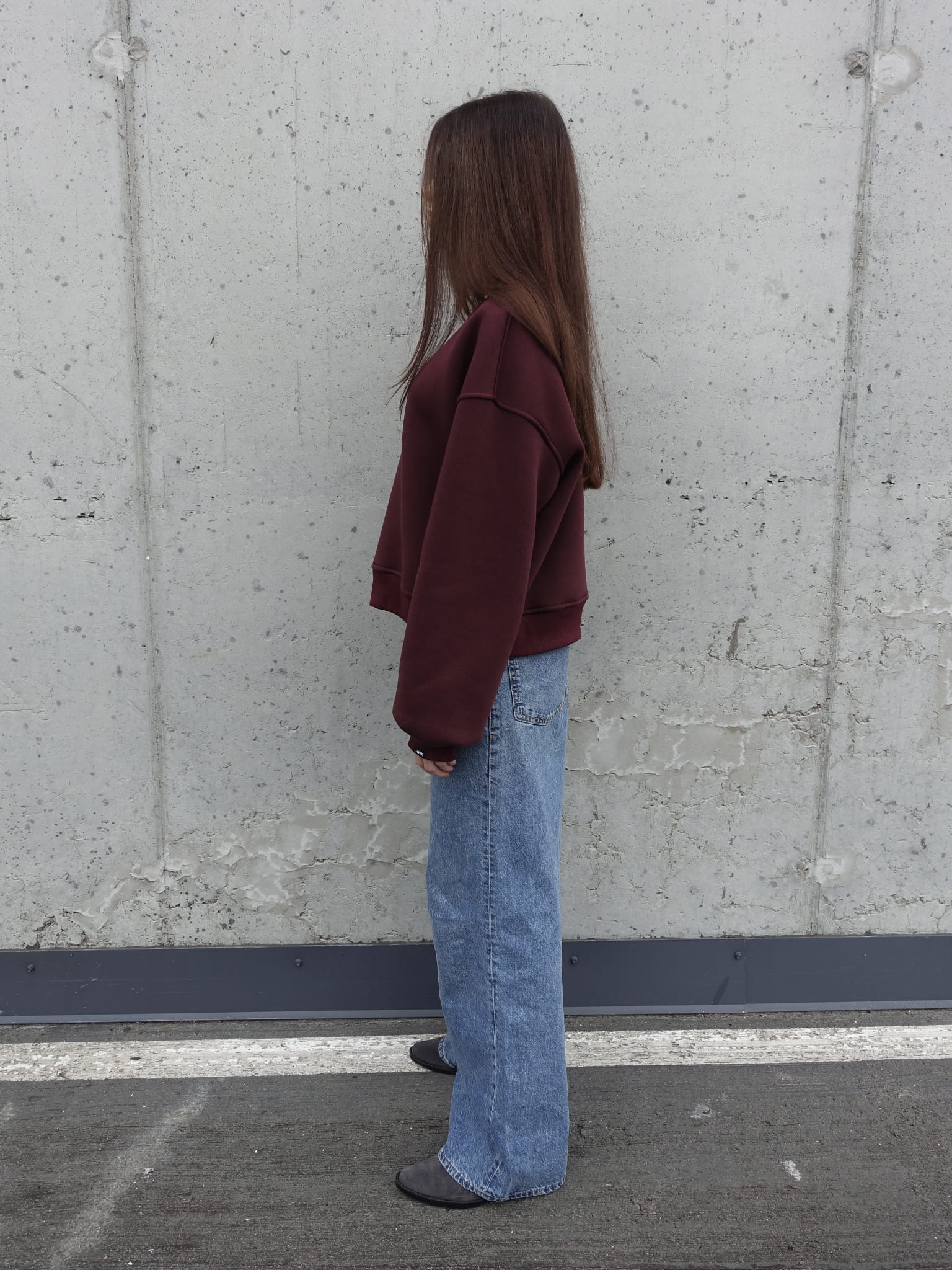 Bluza LARA - BURGUND
