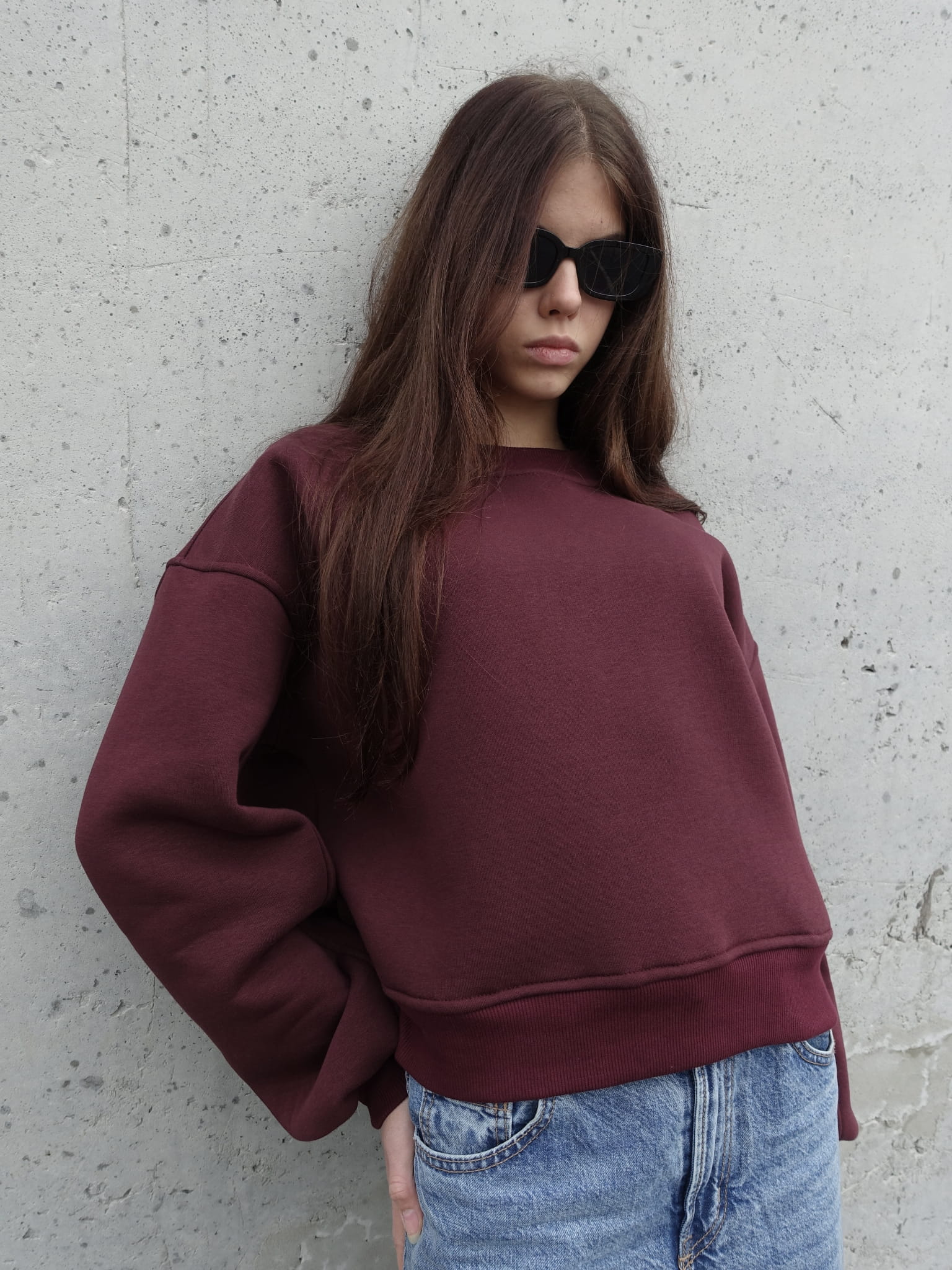 Bluza LARA - BURGUND