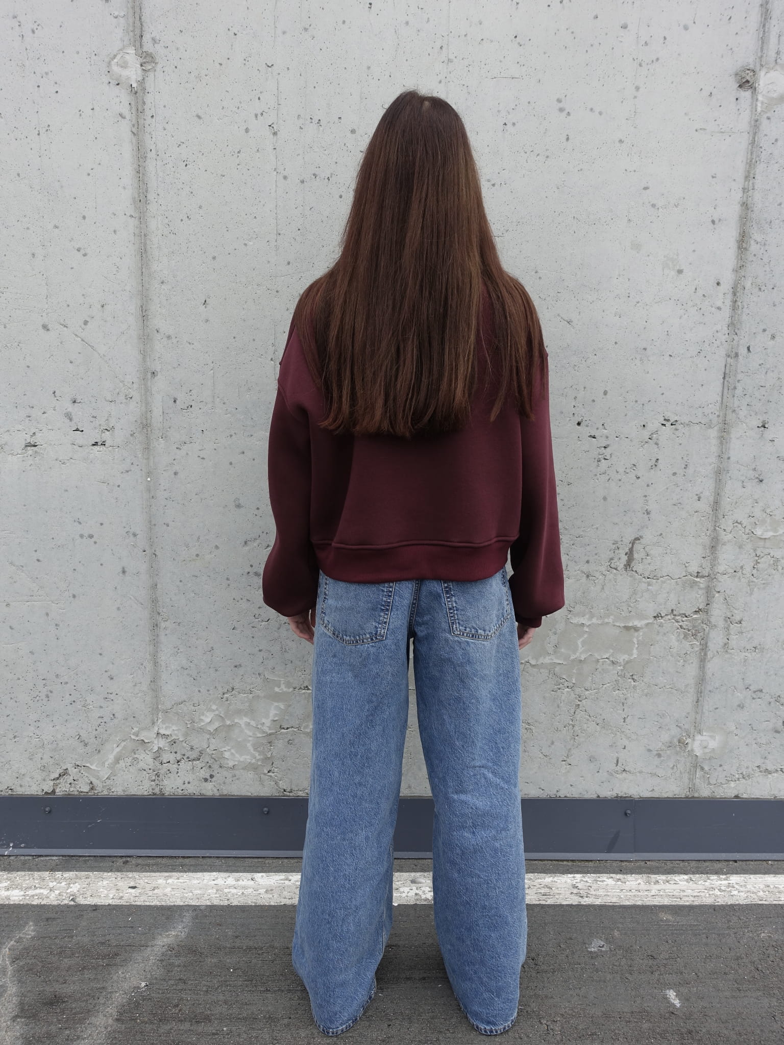 Bluza LARA - BURGUND
