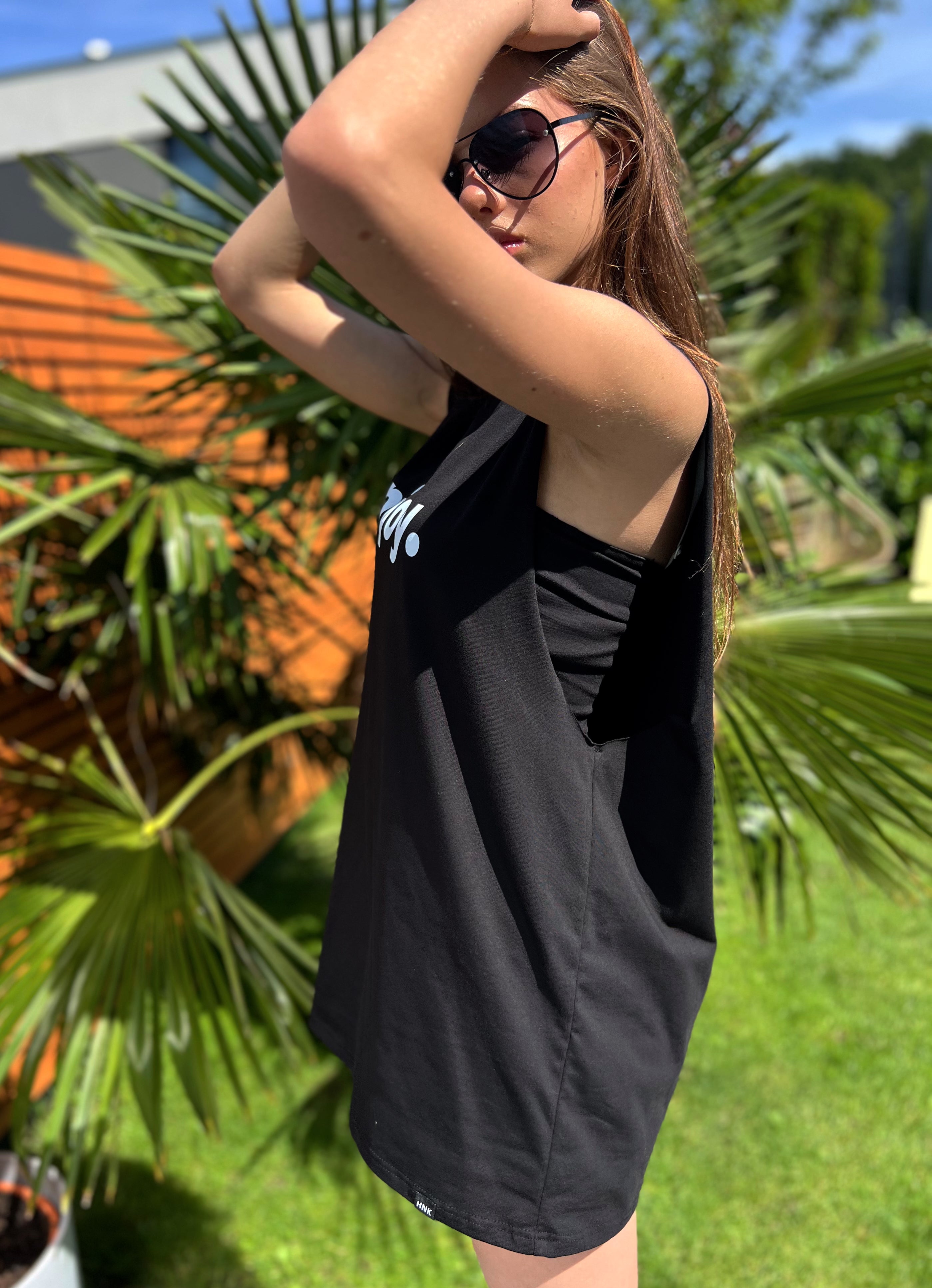 Top HAWAII ENJOY - BLACK