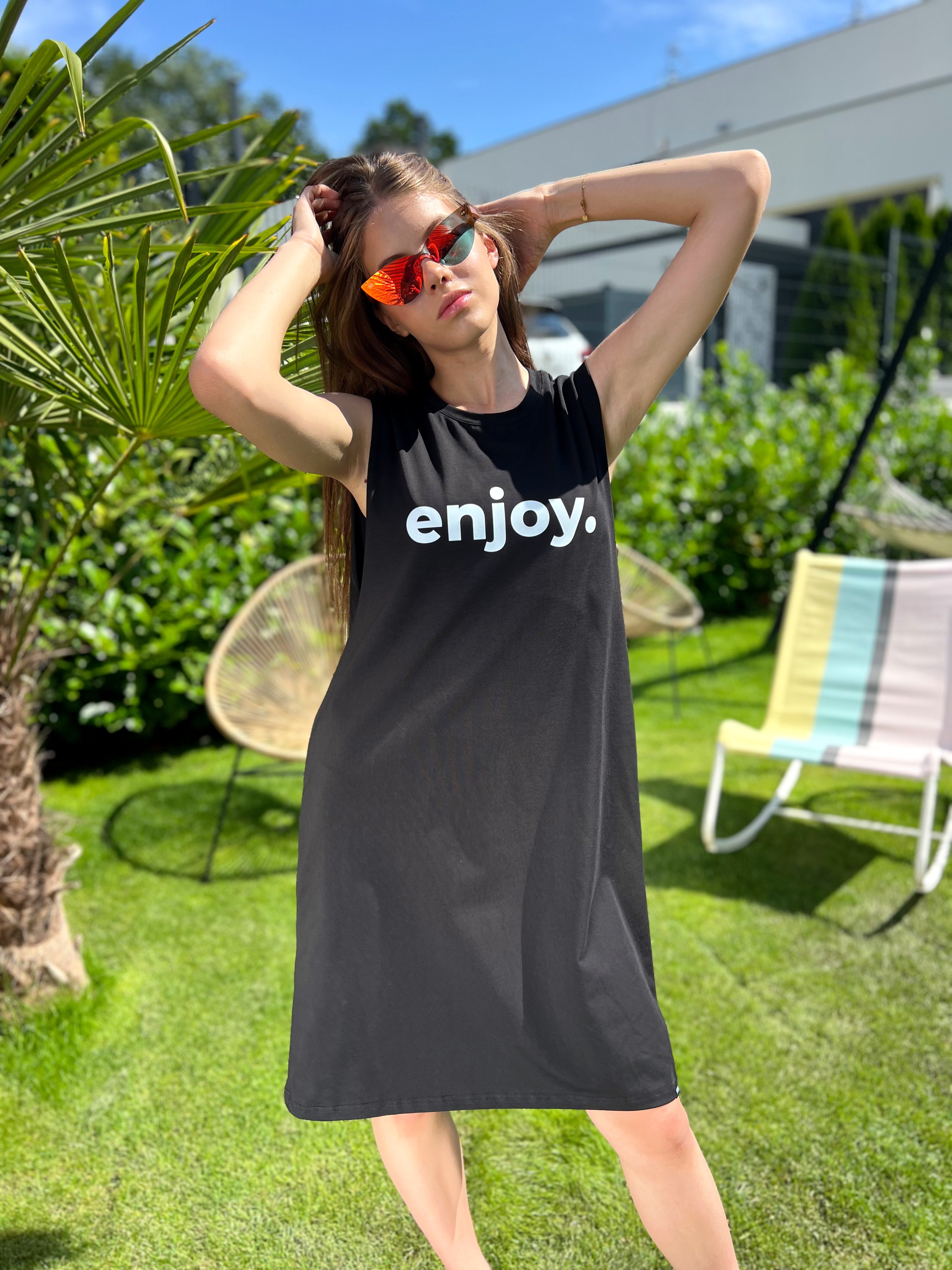 Sukienka HONOLULU ENJOY - BLACK
