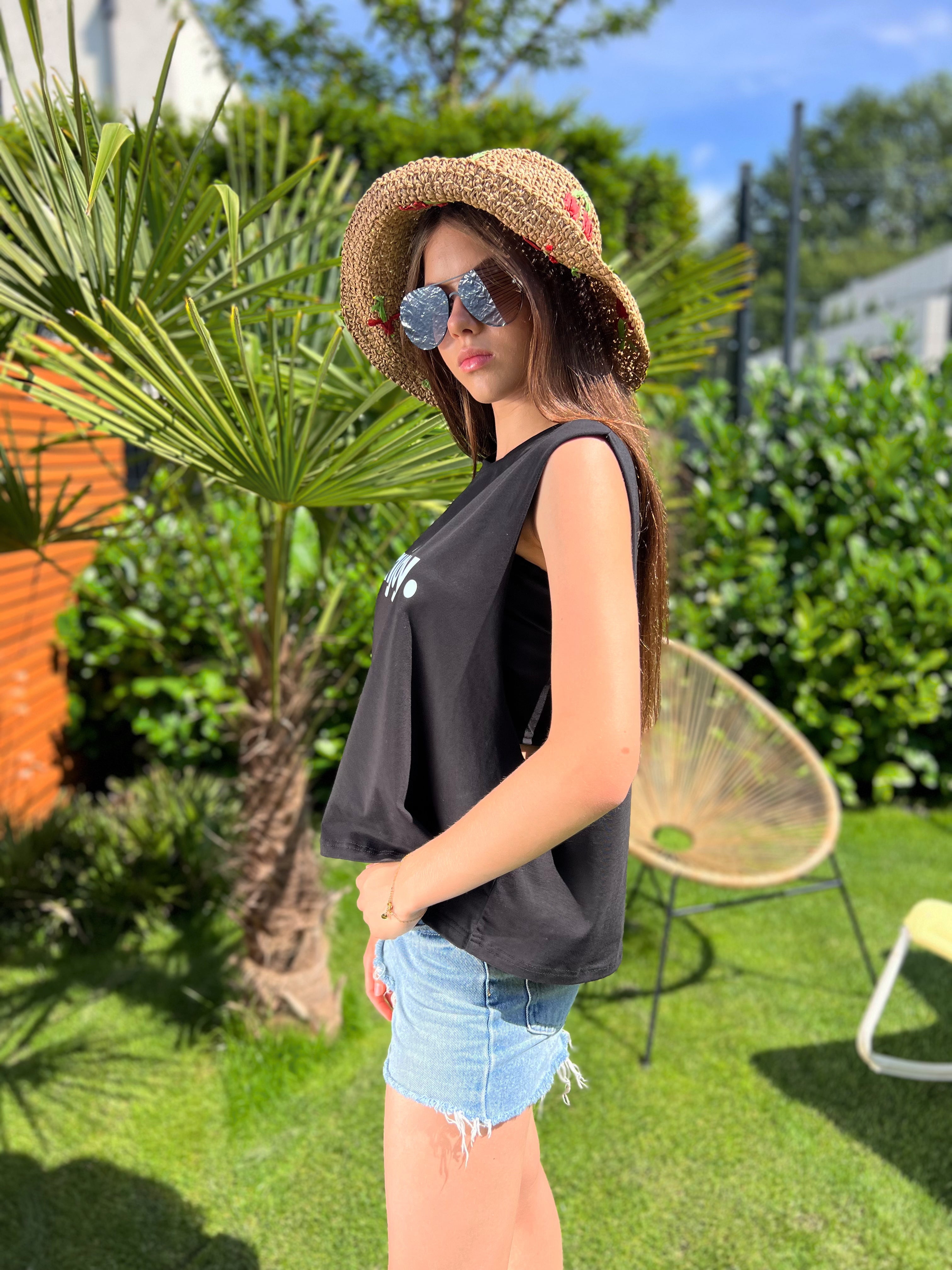 Top ENJOY - BLACK