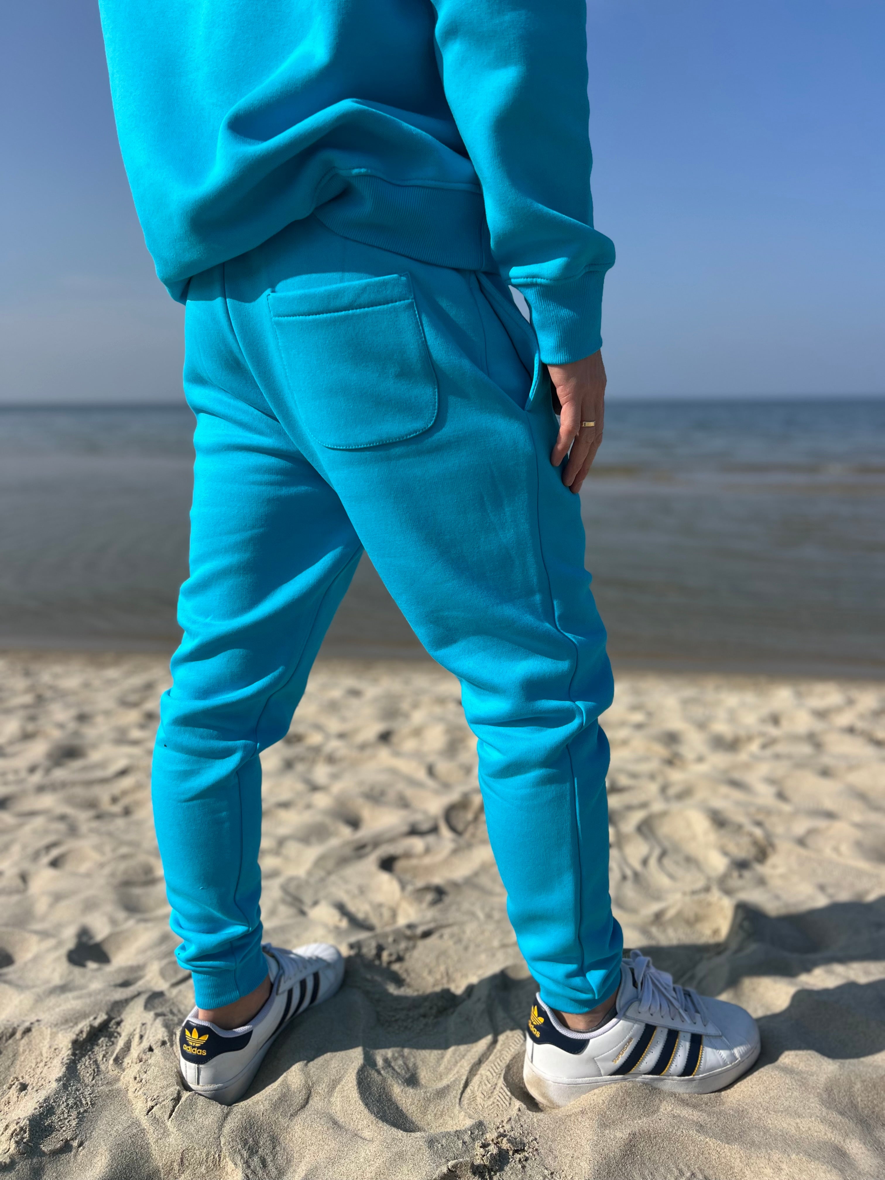Spodnie męskie - TURQUOISE