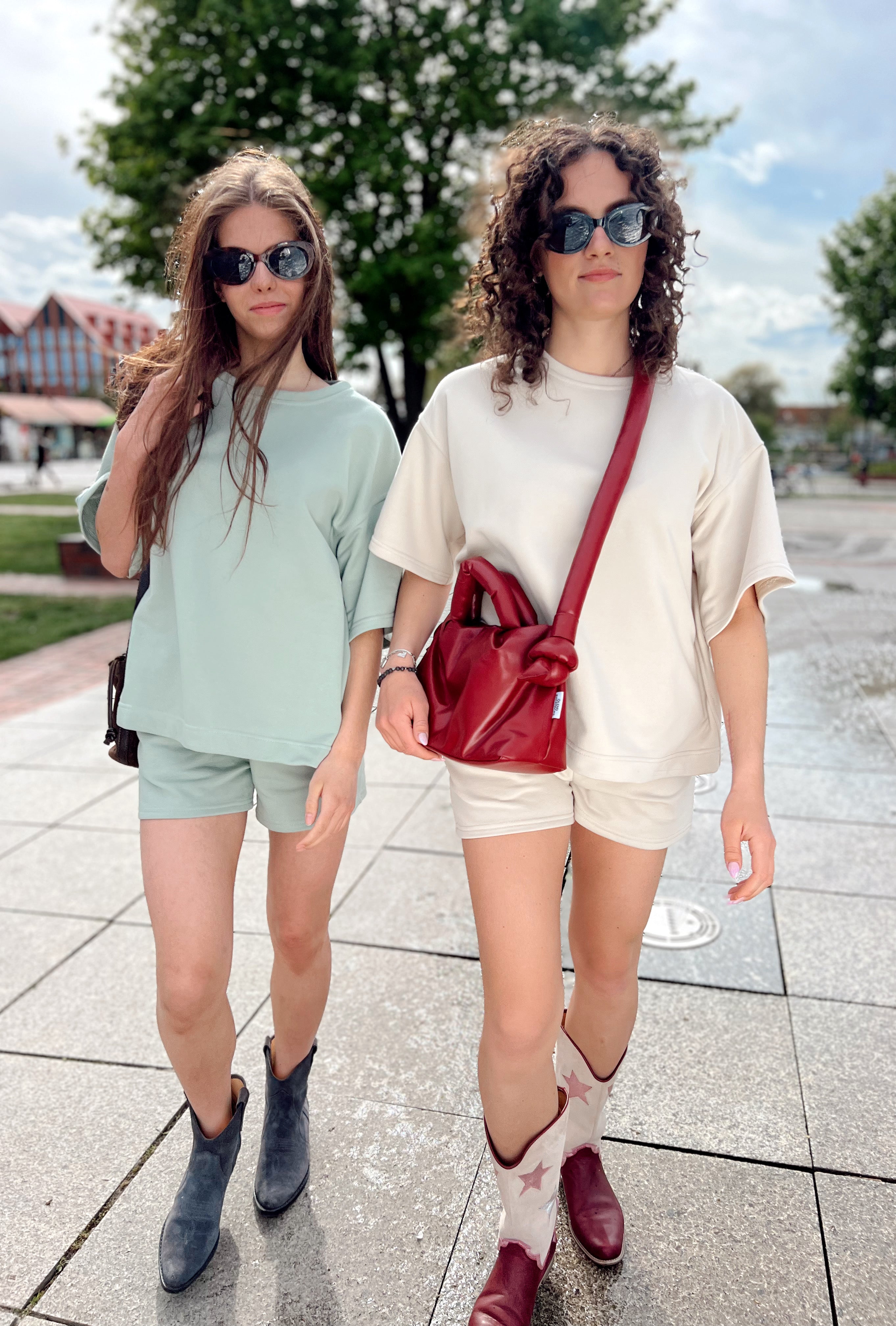 Bluzka BREEZE - OLIVE