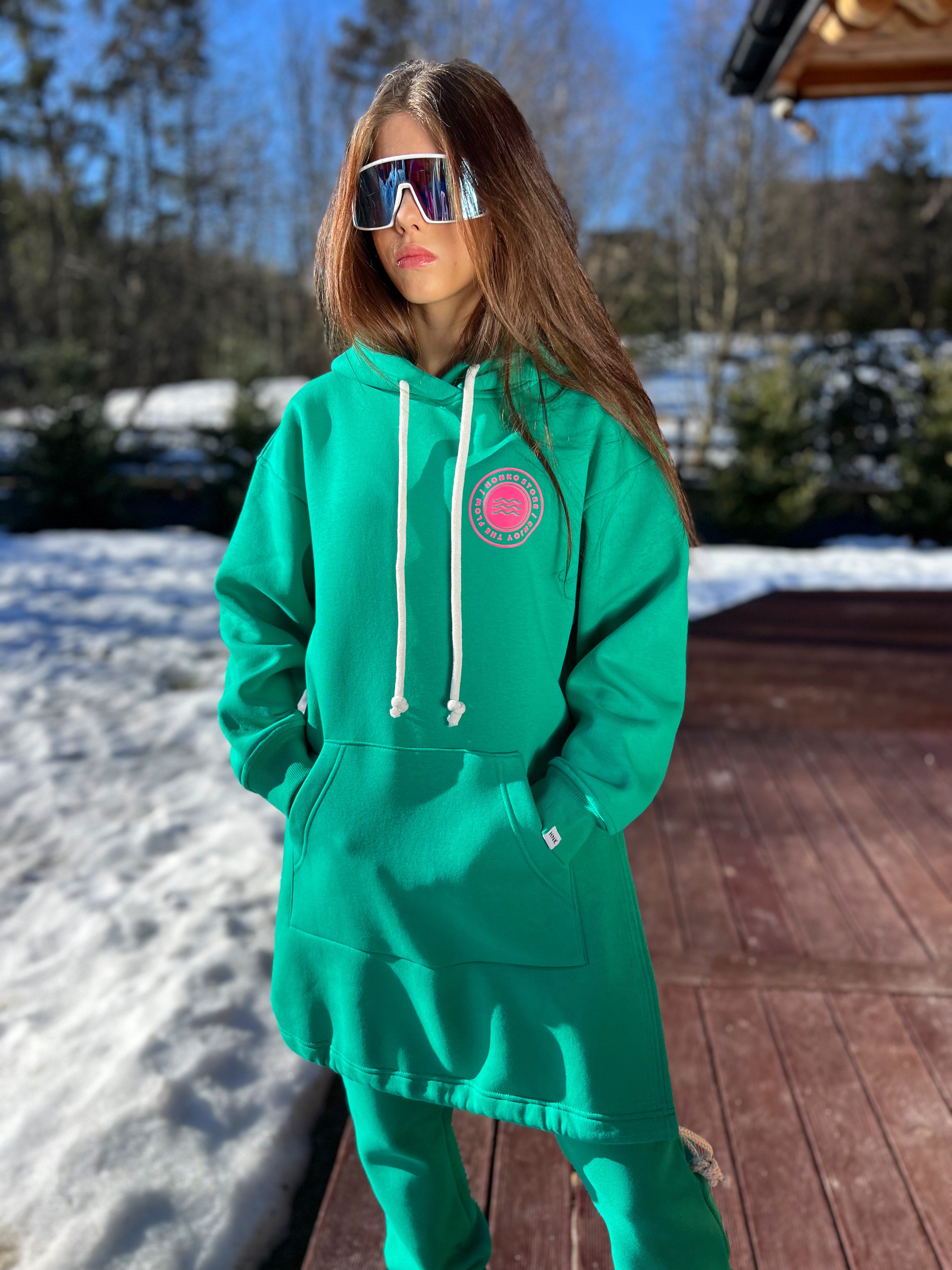 Bluza WINDY - EMERALD