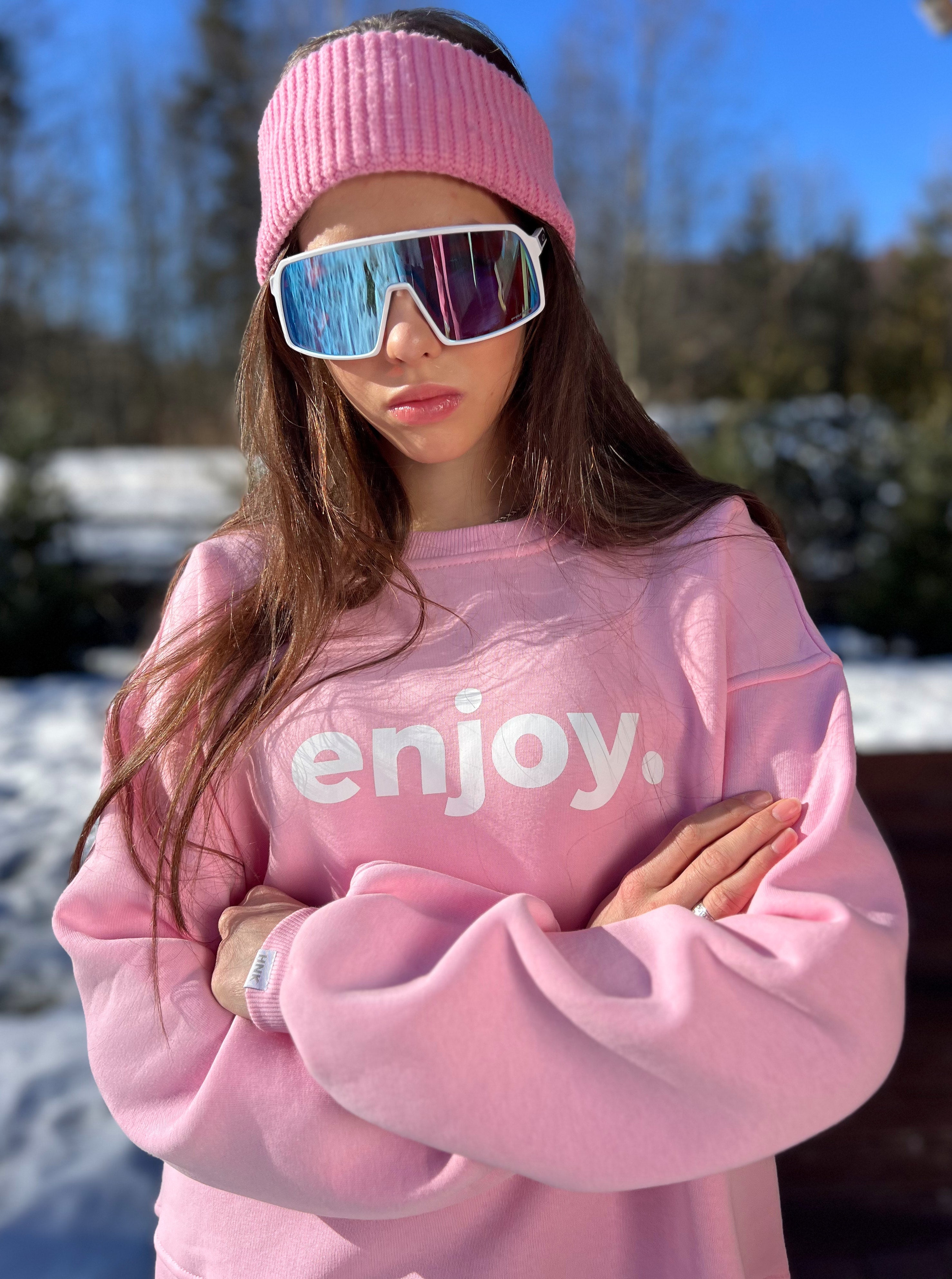 Bluza ENJOY - LIGHT PINK