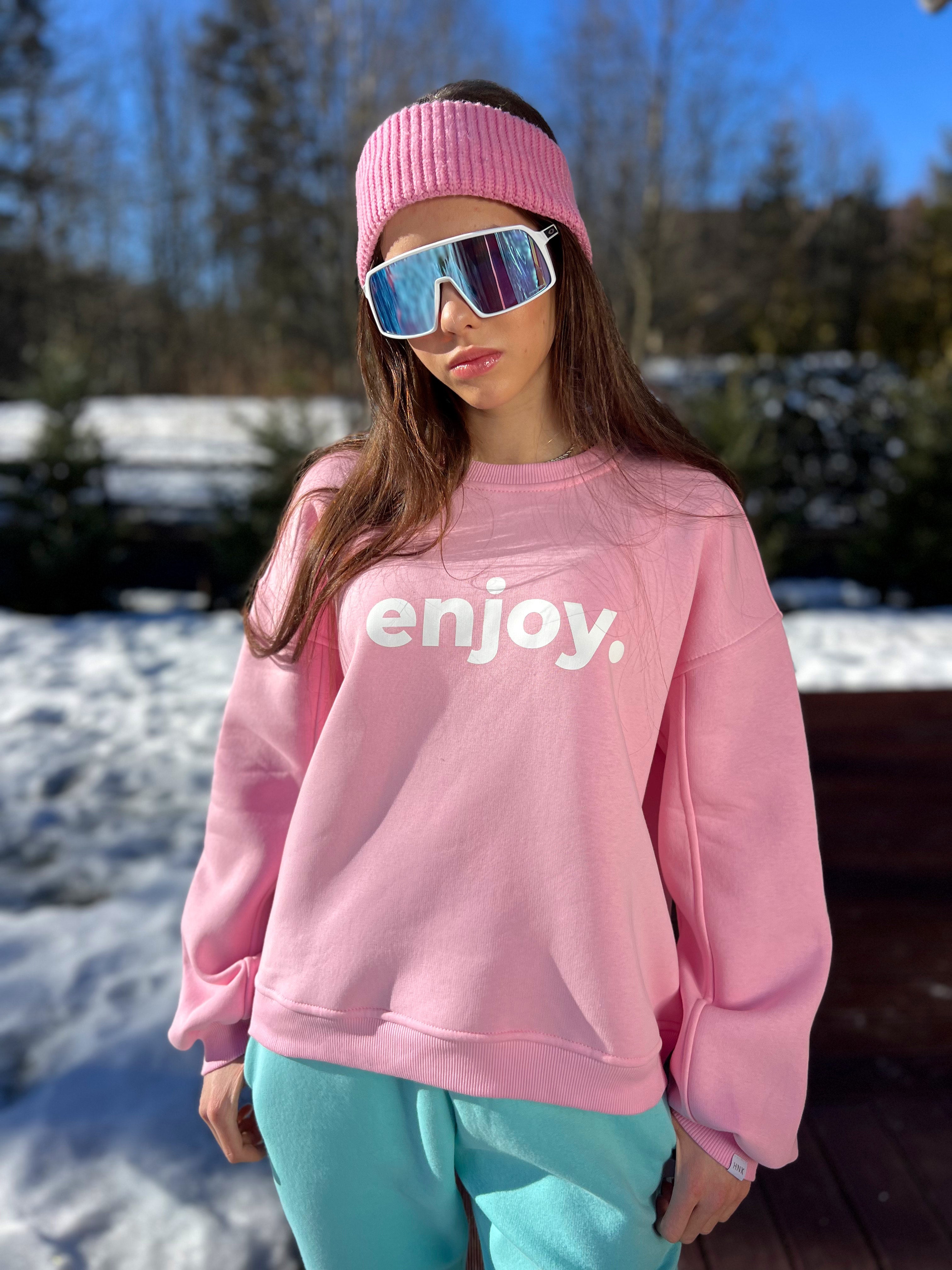 Bluza ENJOY - LIGHT PINK