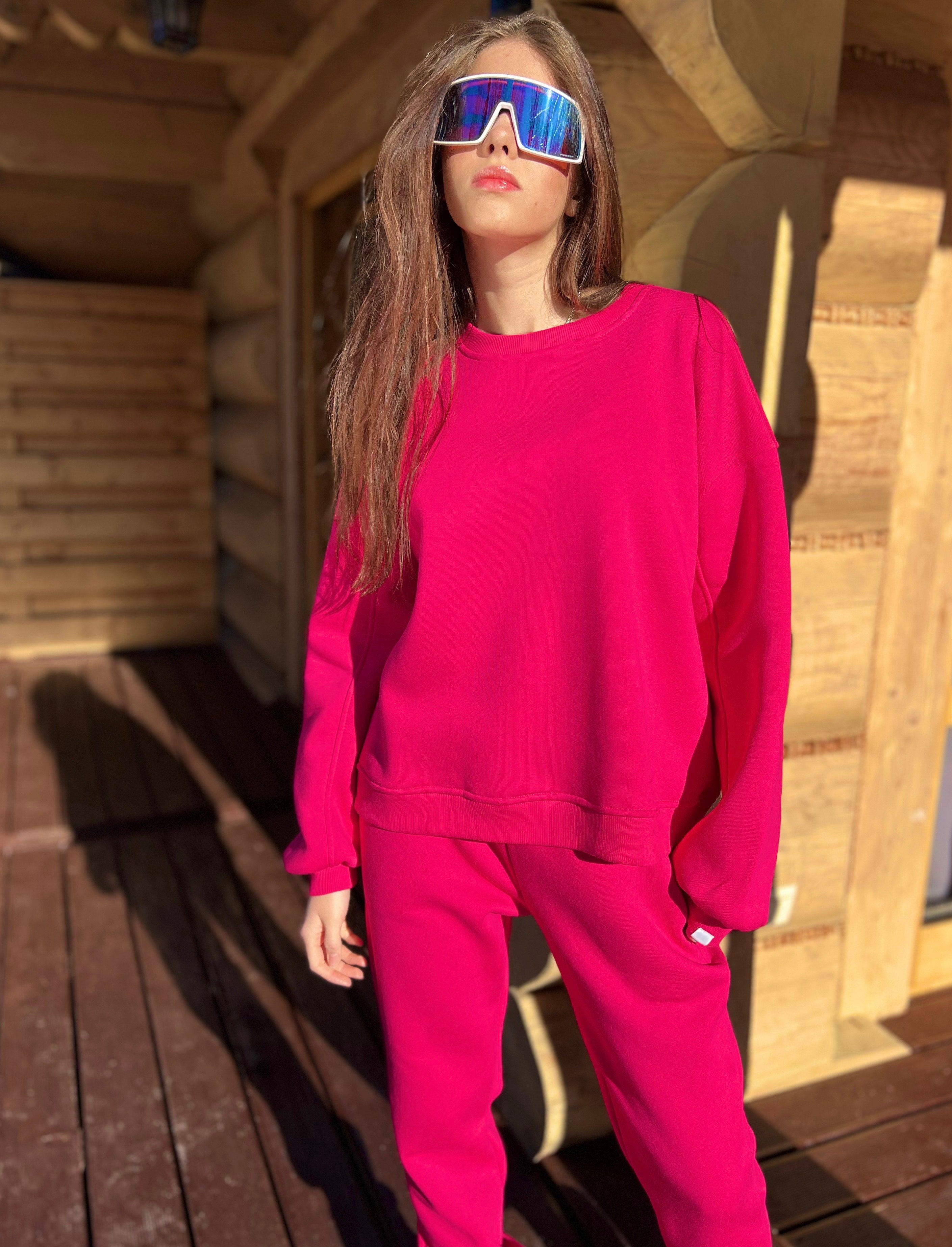 Bluza SIMPLE - RASPBERRY