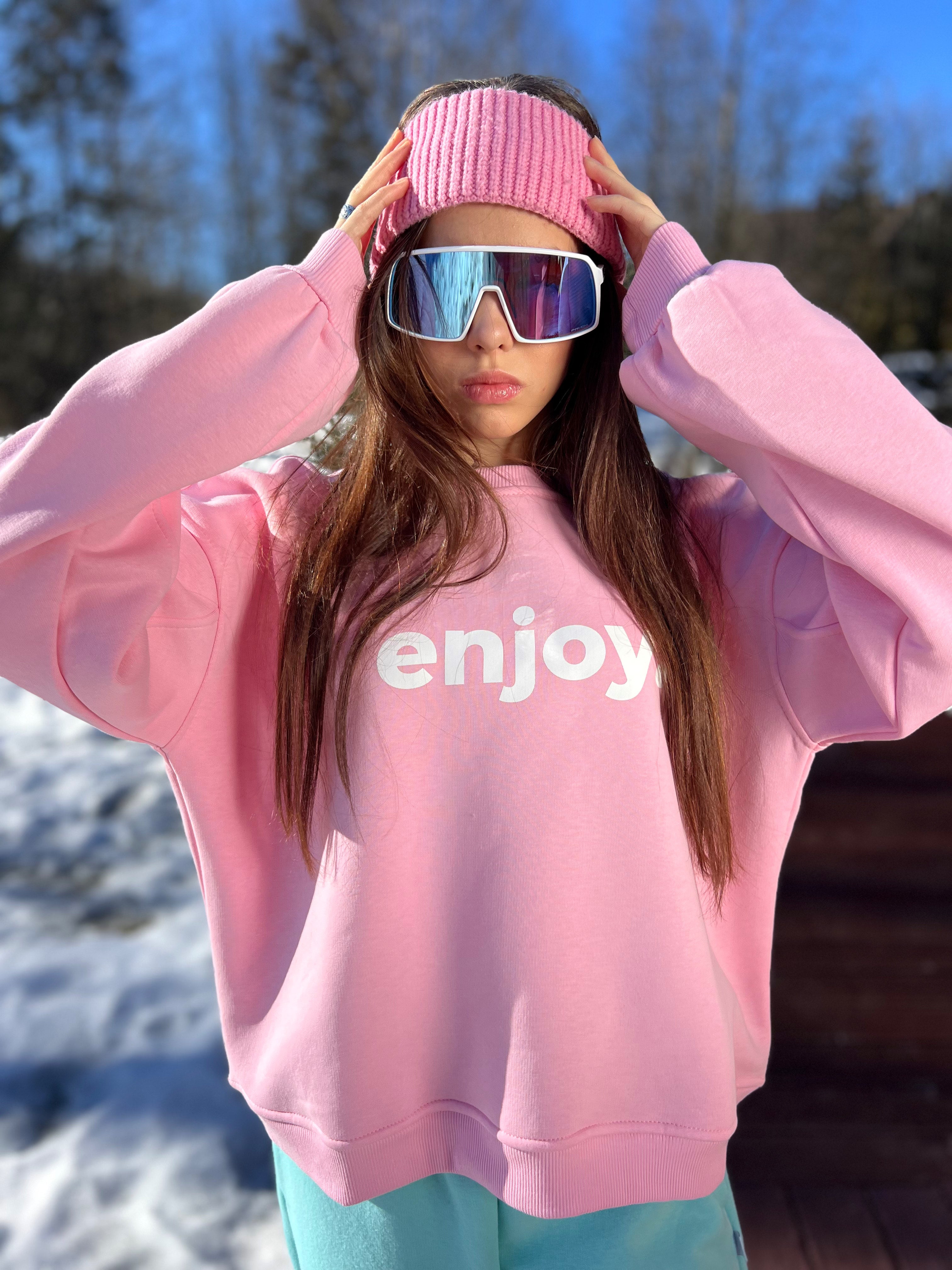 Bluza ENJOY - LIGHT PINK