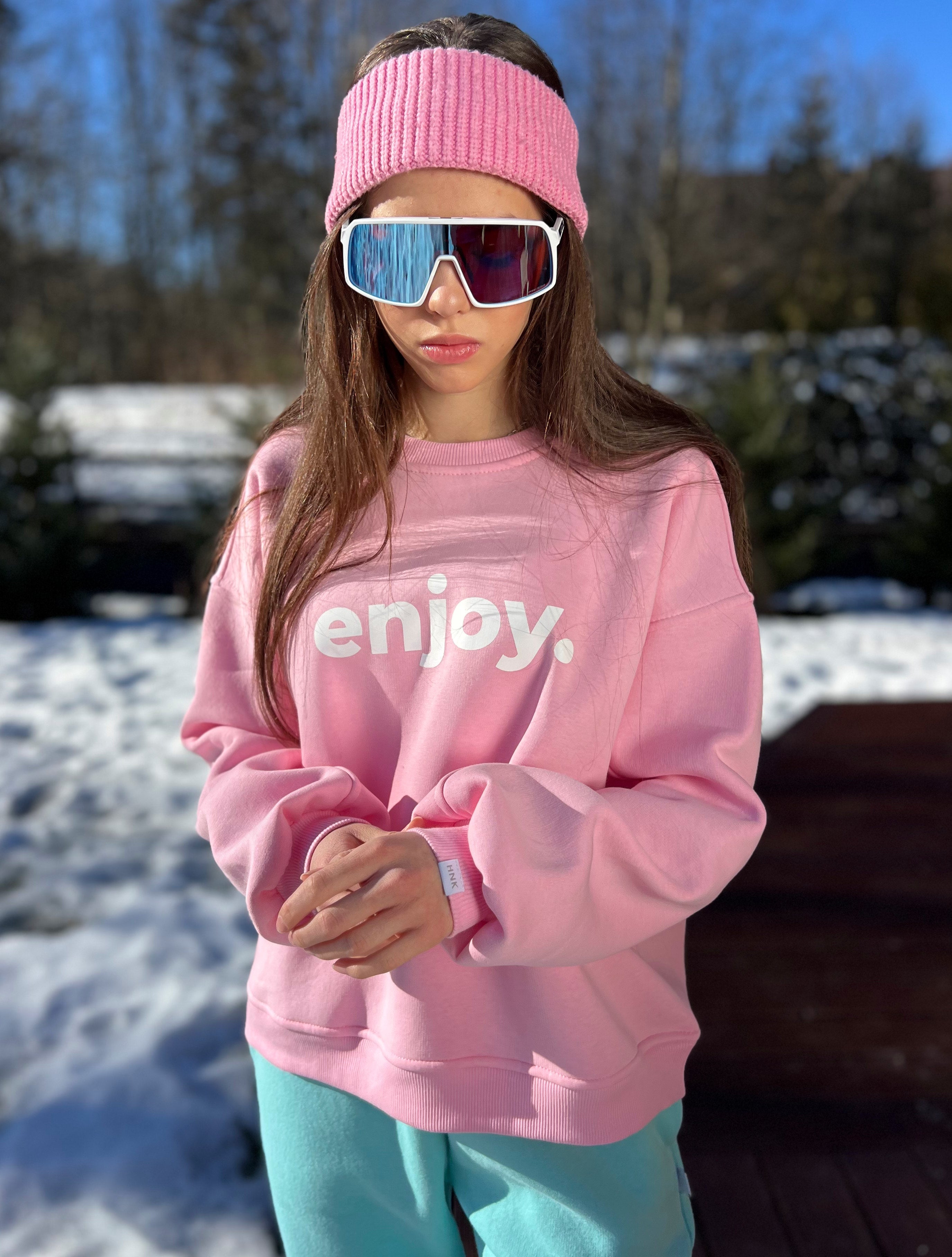 Bluza ENJOY - LIGHT PINK