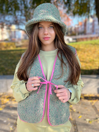 Kapelusz - Green Melange