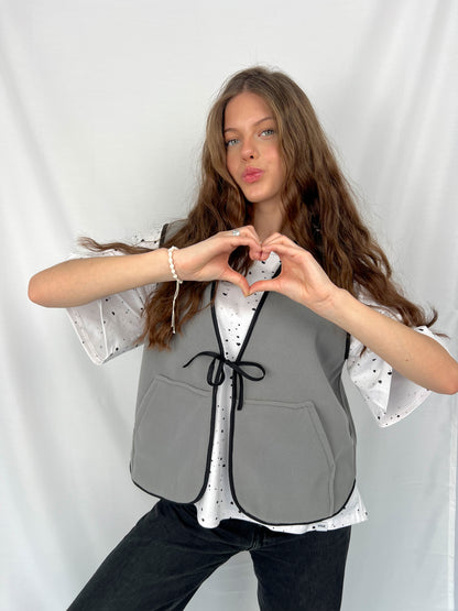 Kamizelka SARA - Grey