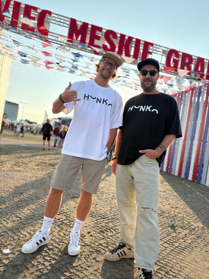 T-shirt męski - HONKO - white