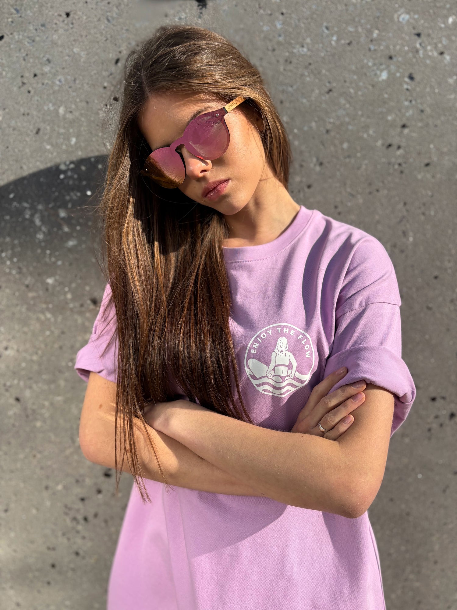 T-shirt OH GIRL! - Lilac