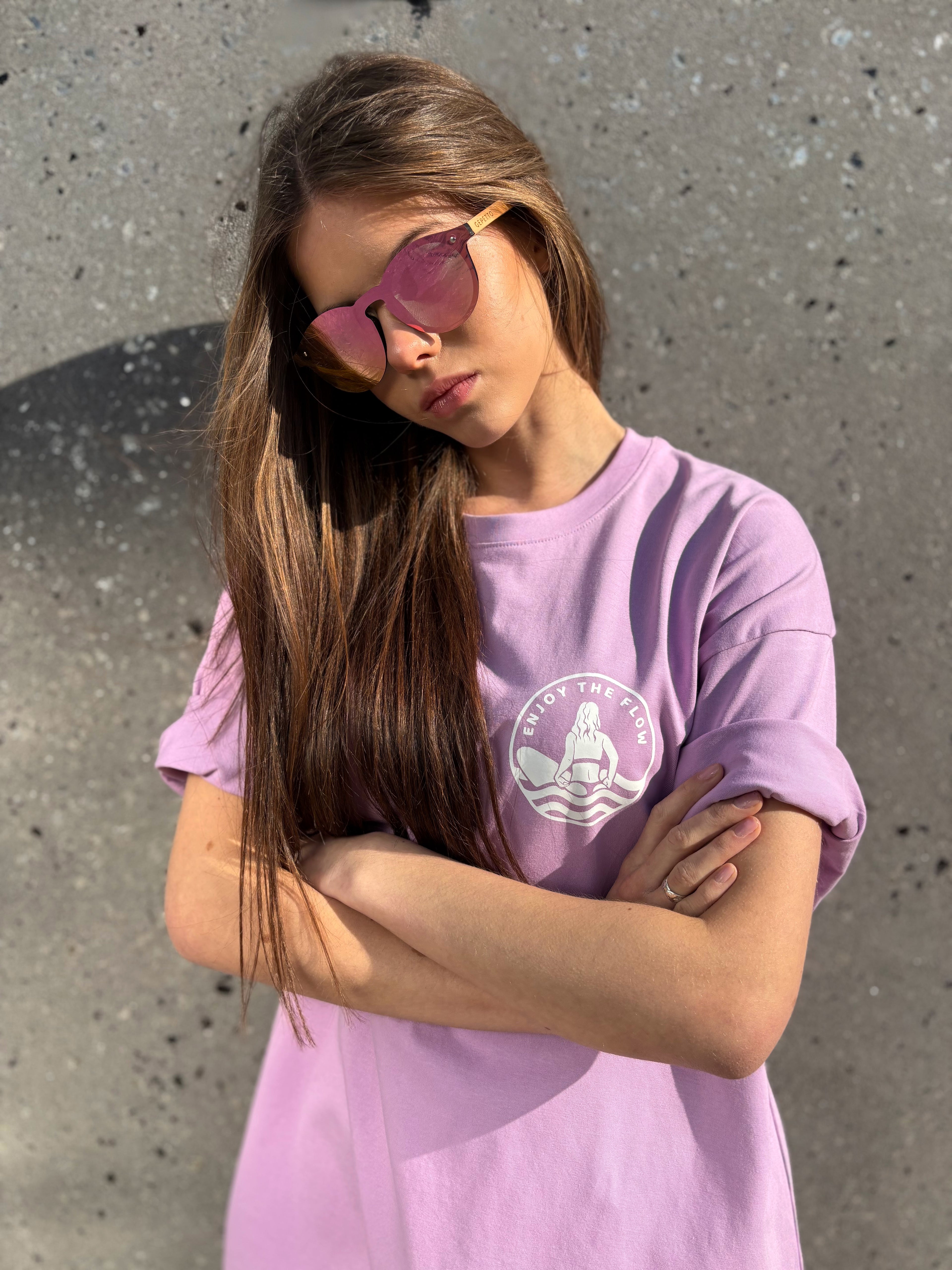 T-shirt OH GIRL! - Lilac