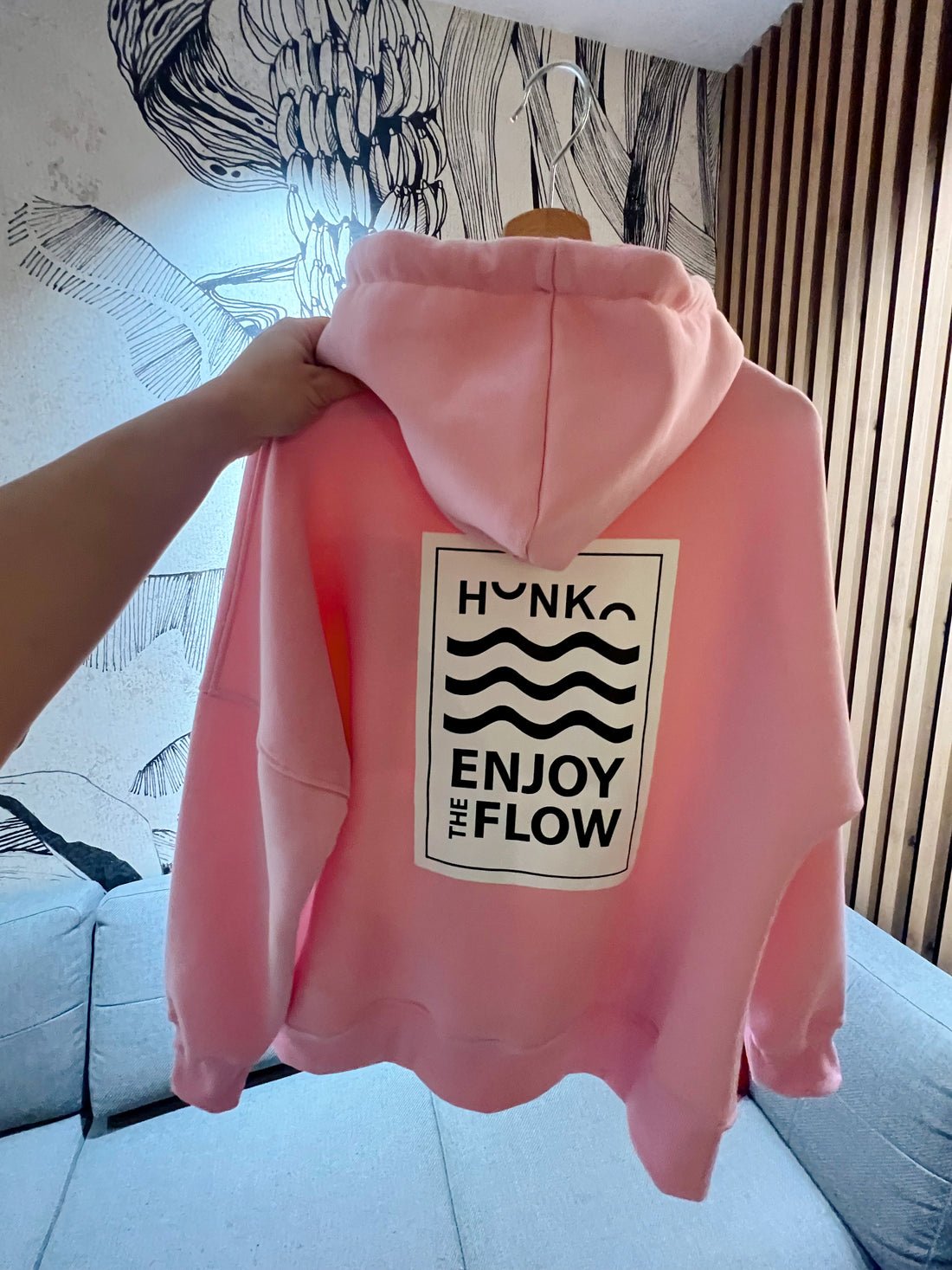 Bluza z kapturem - LIGHT PINK