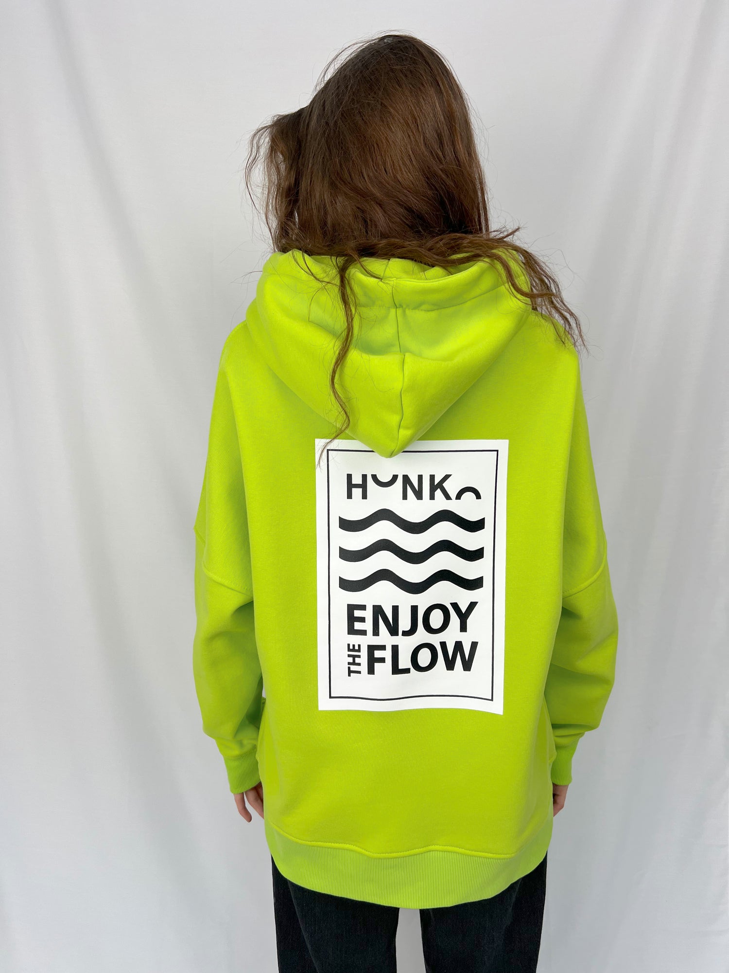 Bluza z kapturem - LIME