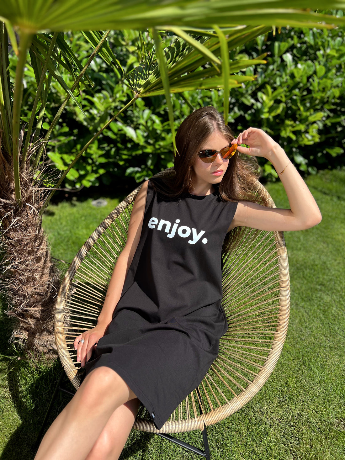 Sukienka HONOLULU ENJOY - BLACK