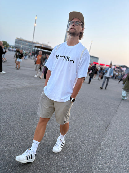 T-shirt męski - HONKO - white