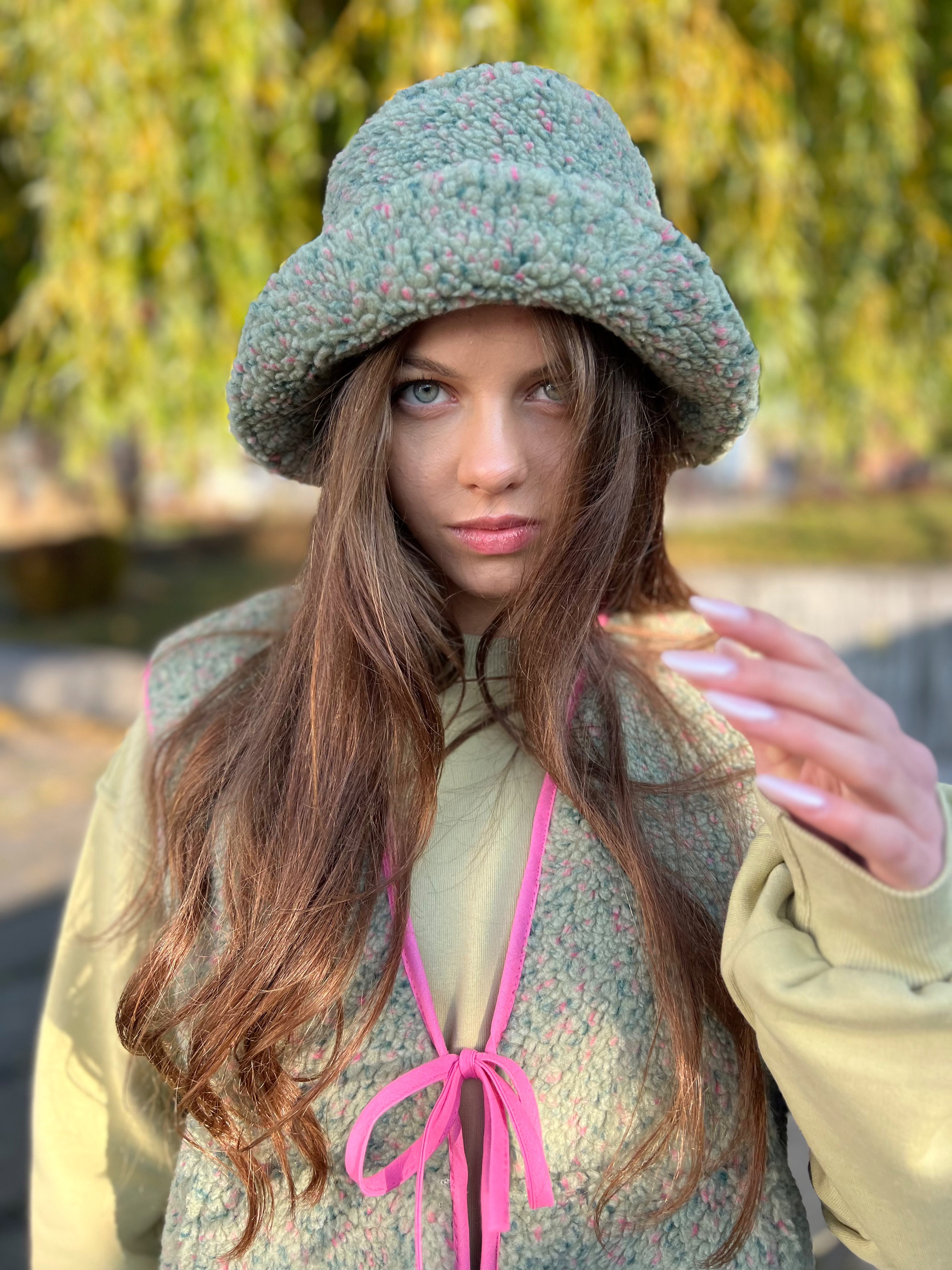 Kapelusz - Green Melange
