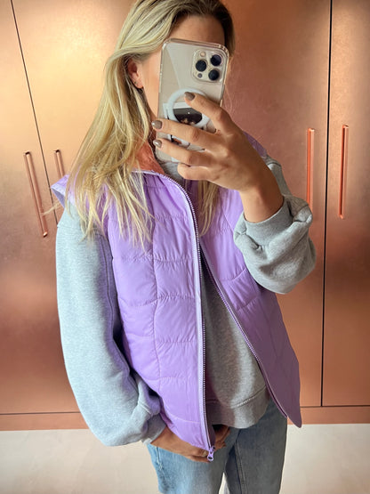 Kamizelka pikowana - Violet &amp; Salmon