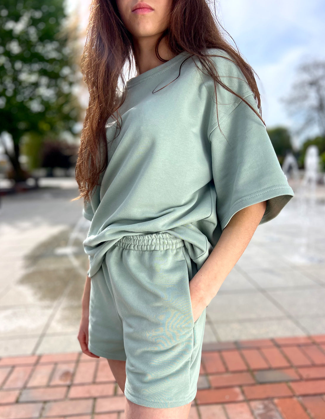 Spodenki - OLIVE