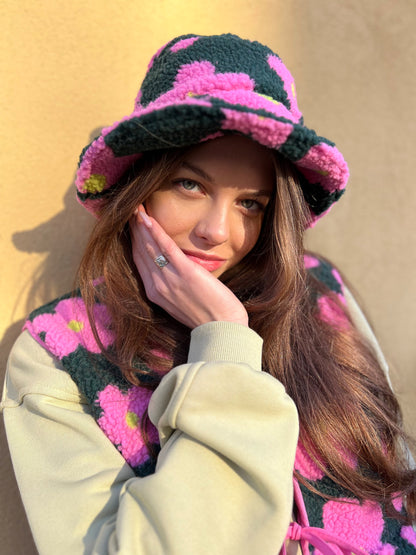 Kamizelka Luisa - Pink Flowers