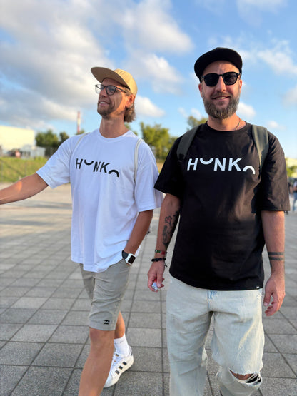 T-shirt męski - HONKO - black