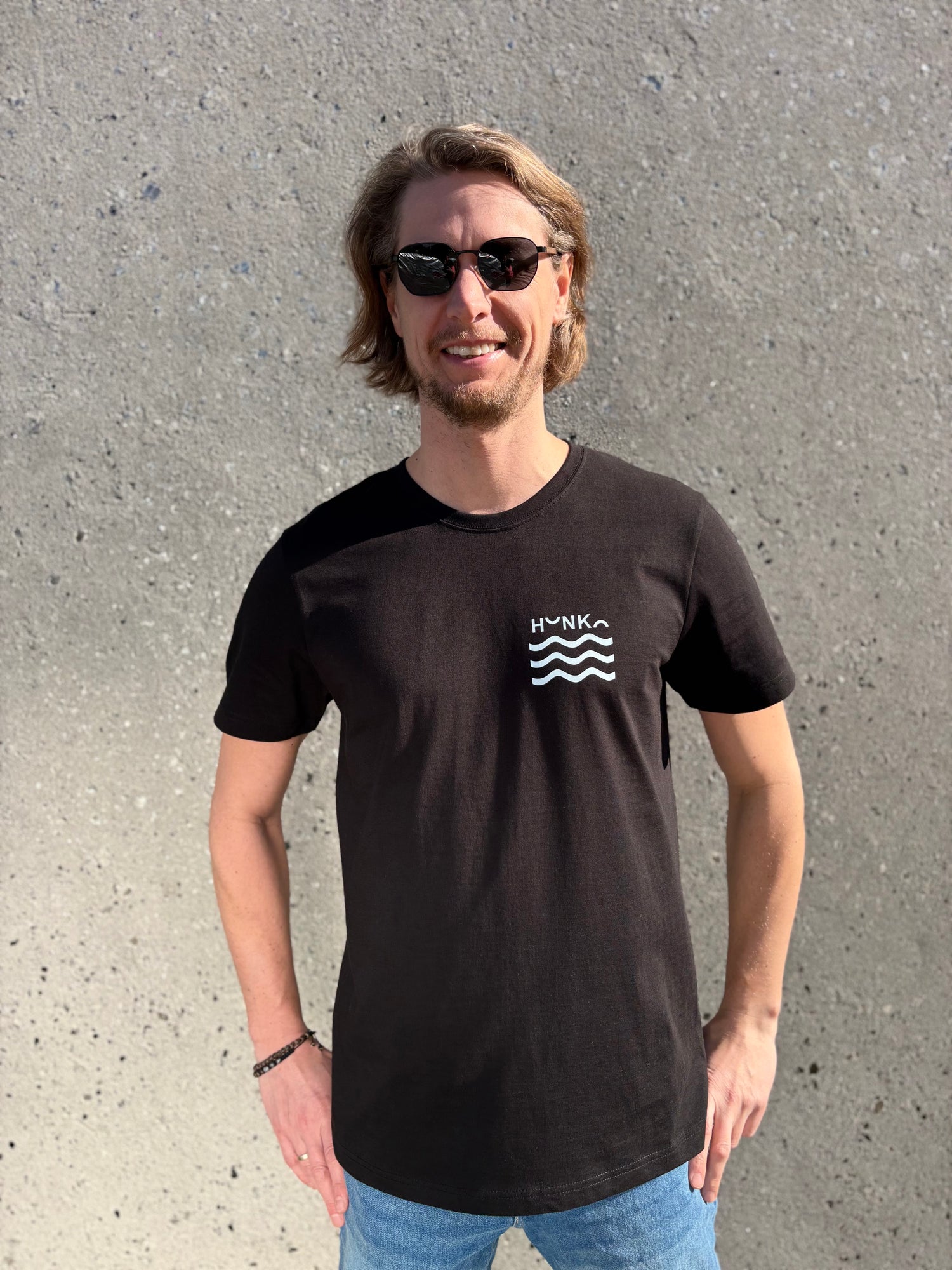 T-shirt - Enjoy the flow - Black