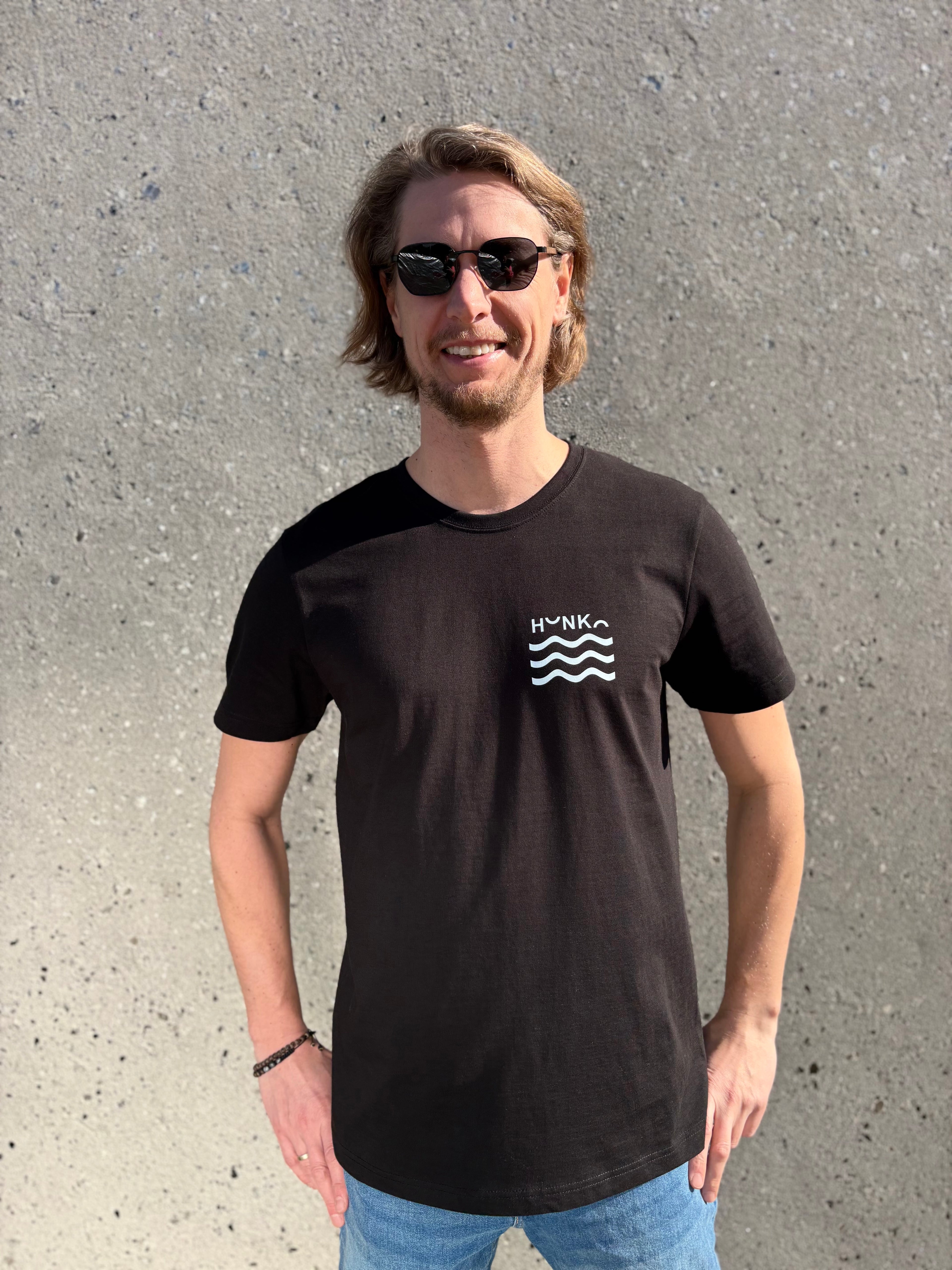 T-shirt - Enjoy the flow - Black