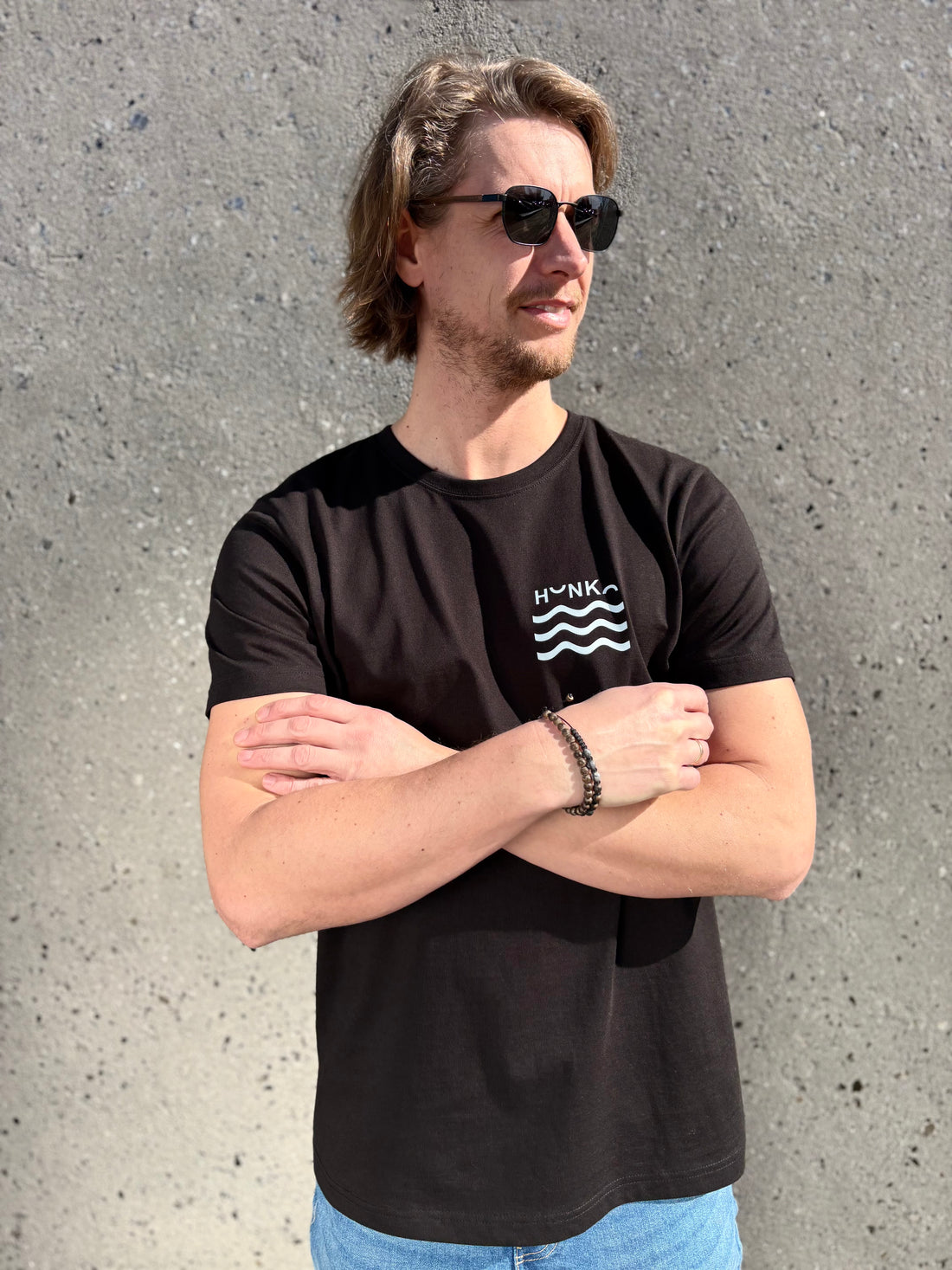 T-shirt - Enjoy the flow - Black