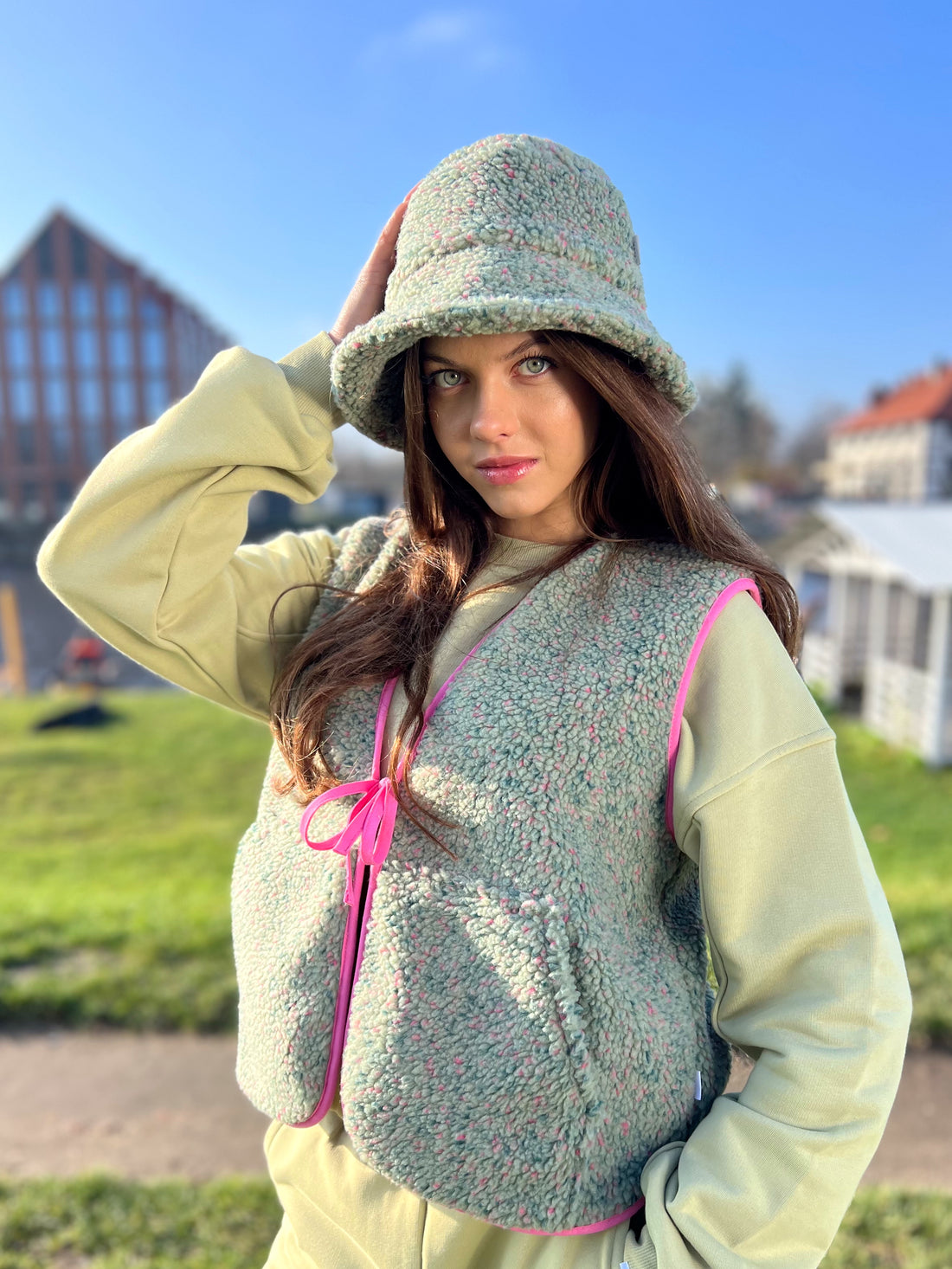 Kamizelka Luisa - Green Melange