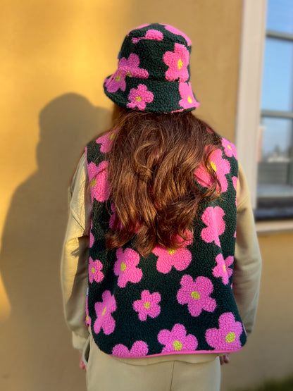 Kamizelka Luisa - Pink Flowers