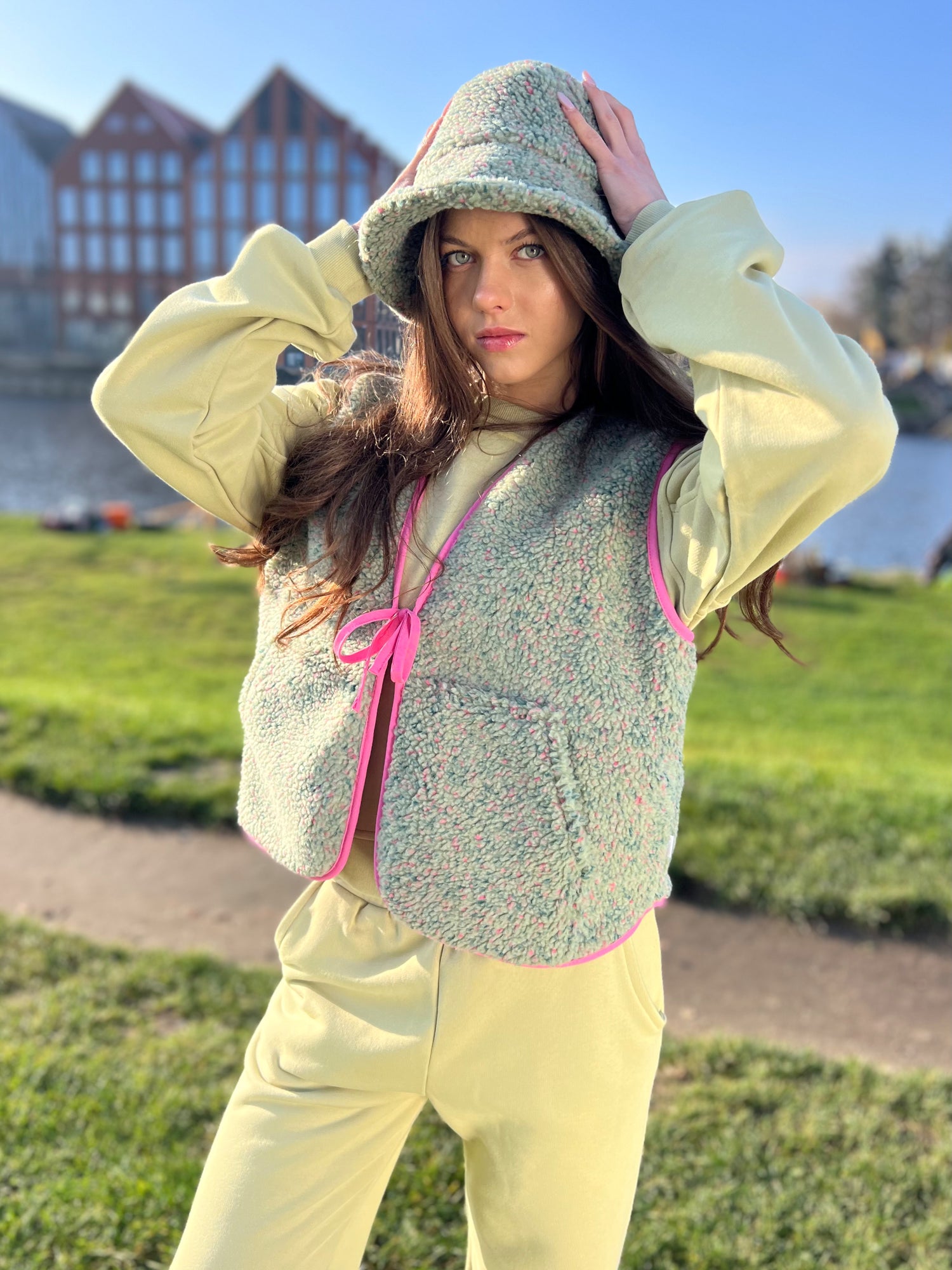 Kamizelka Luisa - Green Melange